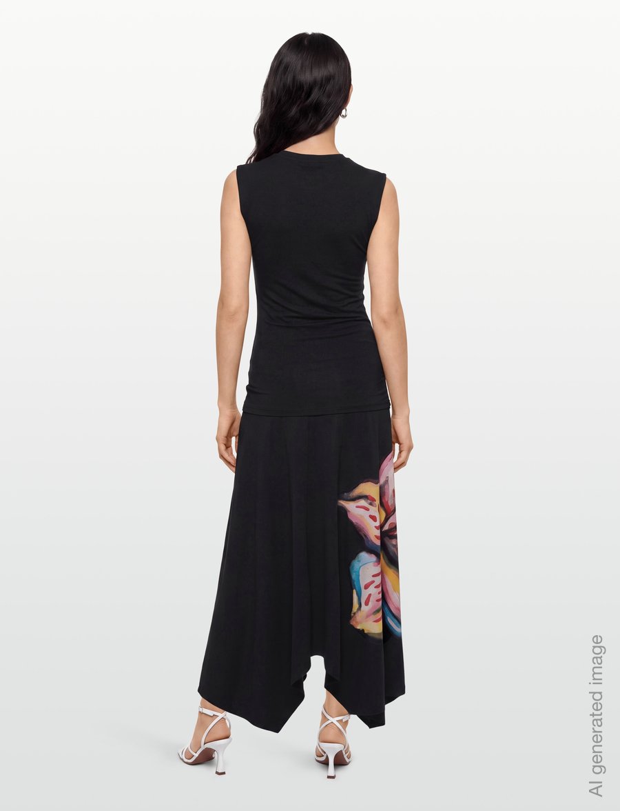 Desigual - VEST_AMBERES - strickkleider - black - 4
