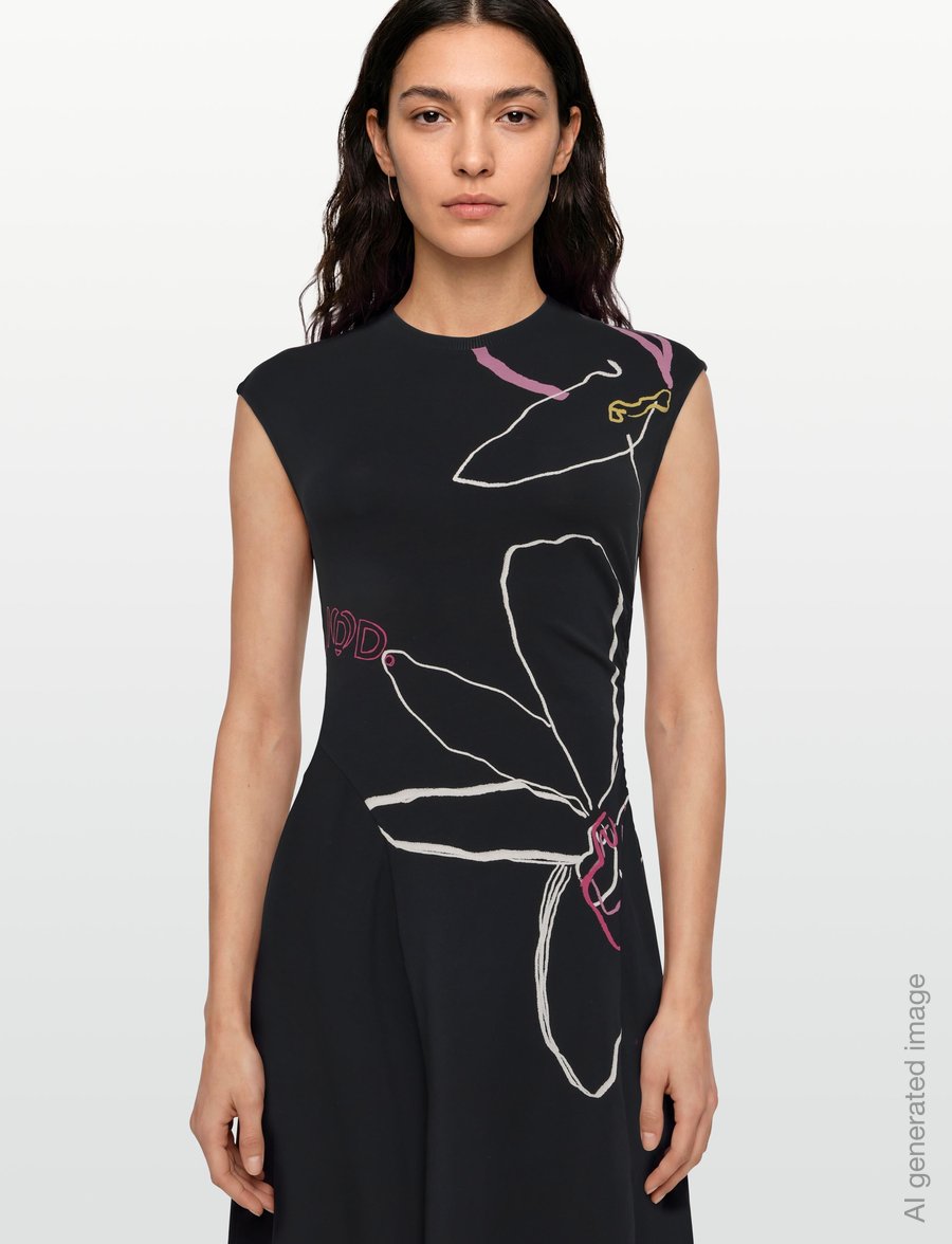 Desigual - VEST_REIKIAVIK - strickkleider - black - 3