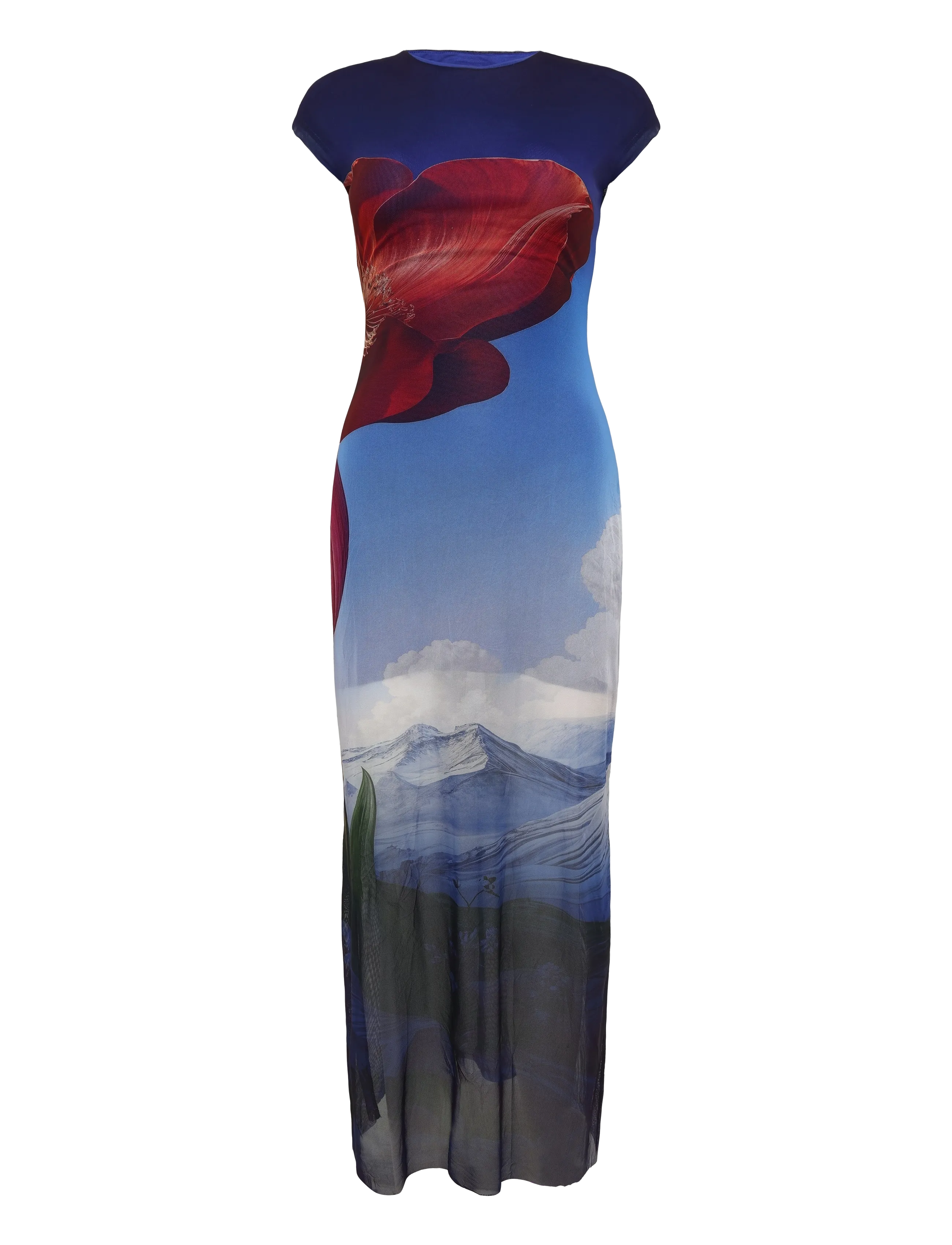 Desigual - VEST_TESA - maxiklänningar - blue - 1