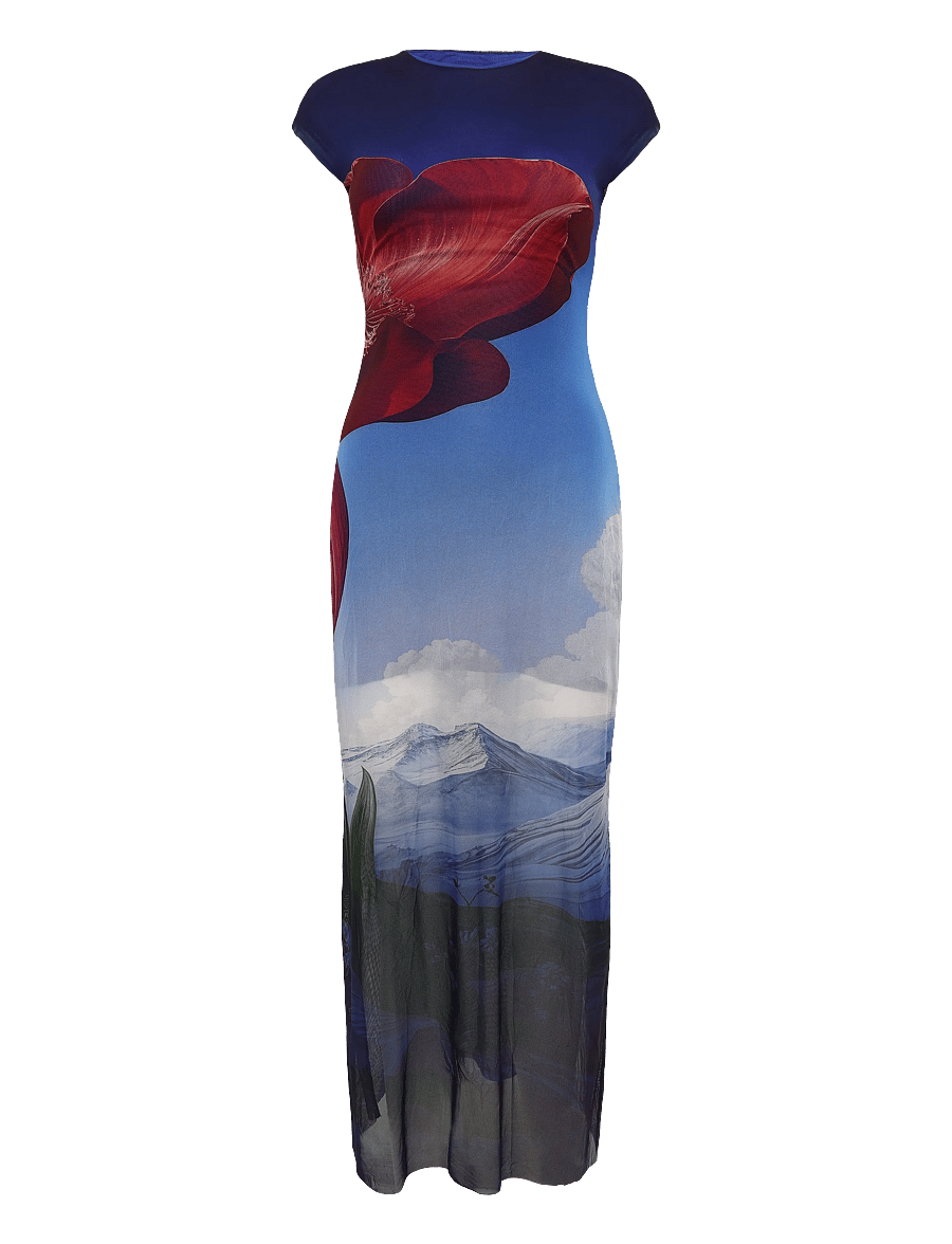 Desigual - VEST_TESA - maxikleider - blue - 1