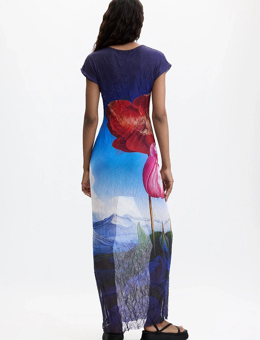 Desigual - VEST_TESA - maxikleider - blue - 3