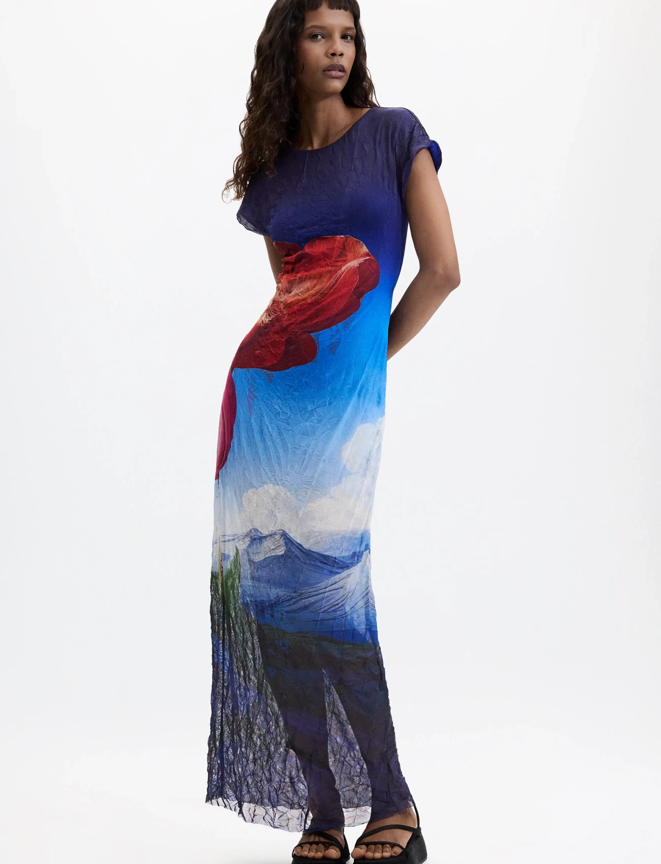 Desigual - VEST_TESA - maxiklänningar - blue - 4
