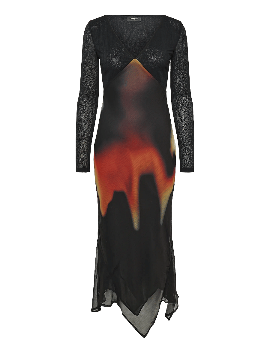 Desigual - VEST NAPOLES - midikleider - black - 0