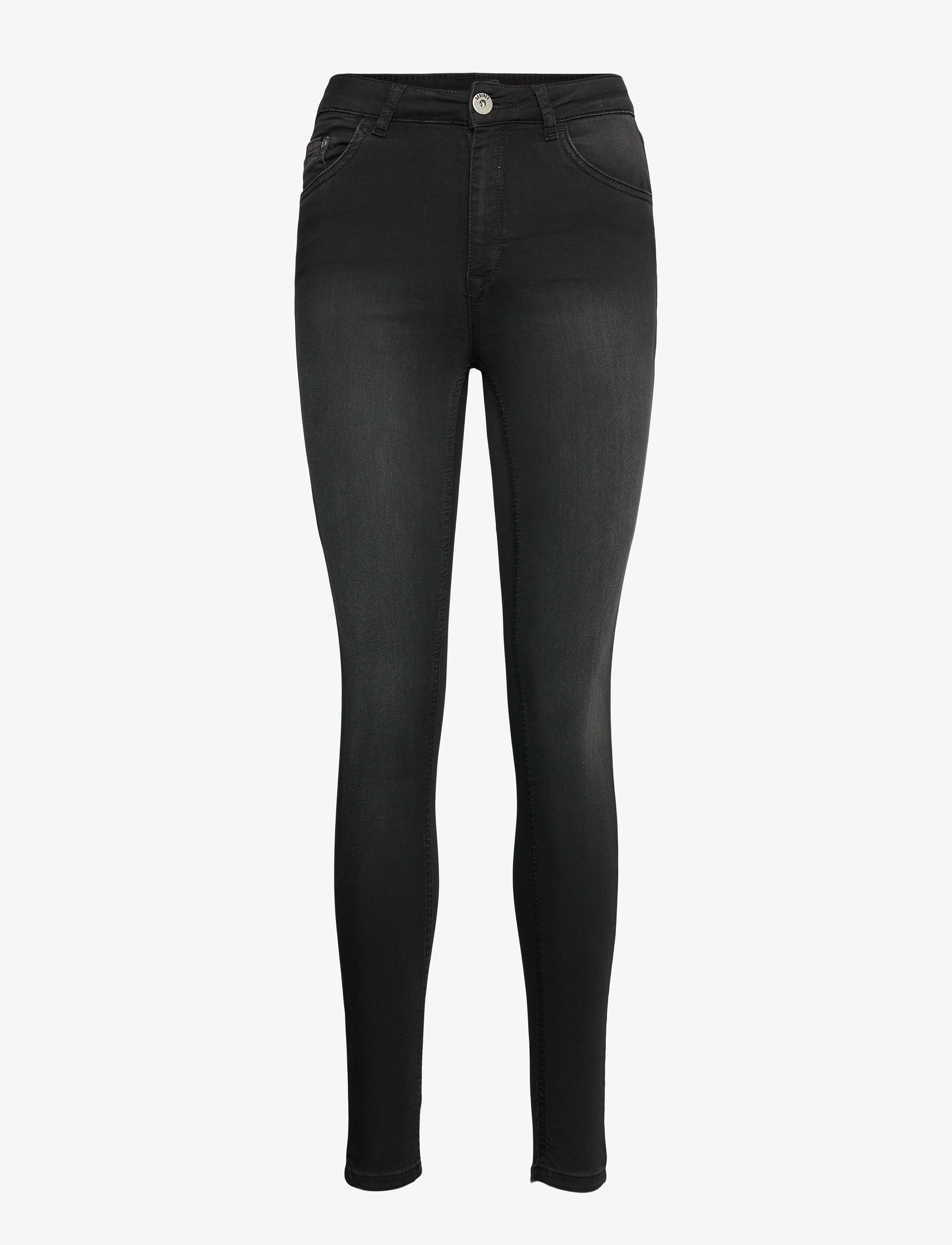 DESIRES Lola High Waist Power Jeans, Damen, High Waist Skinny Jeans, Schwarz, Gr: 26 x 32