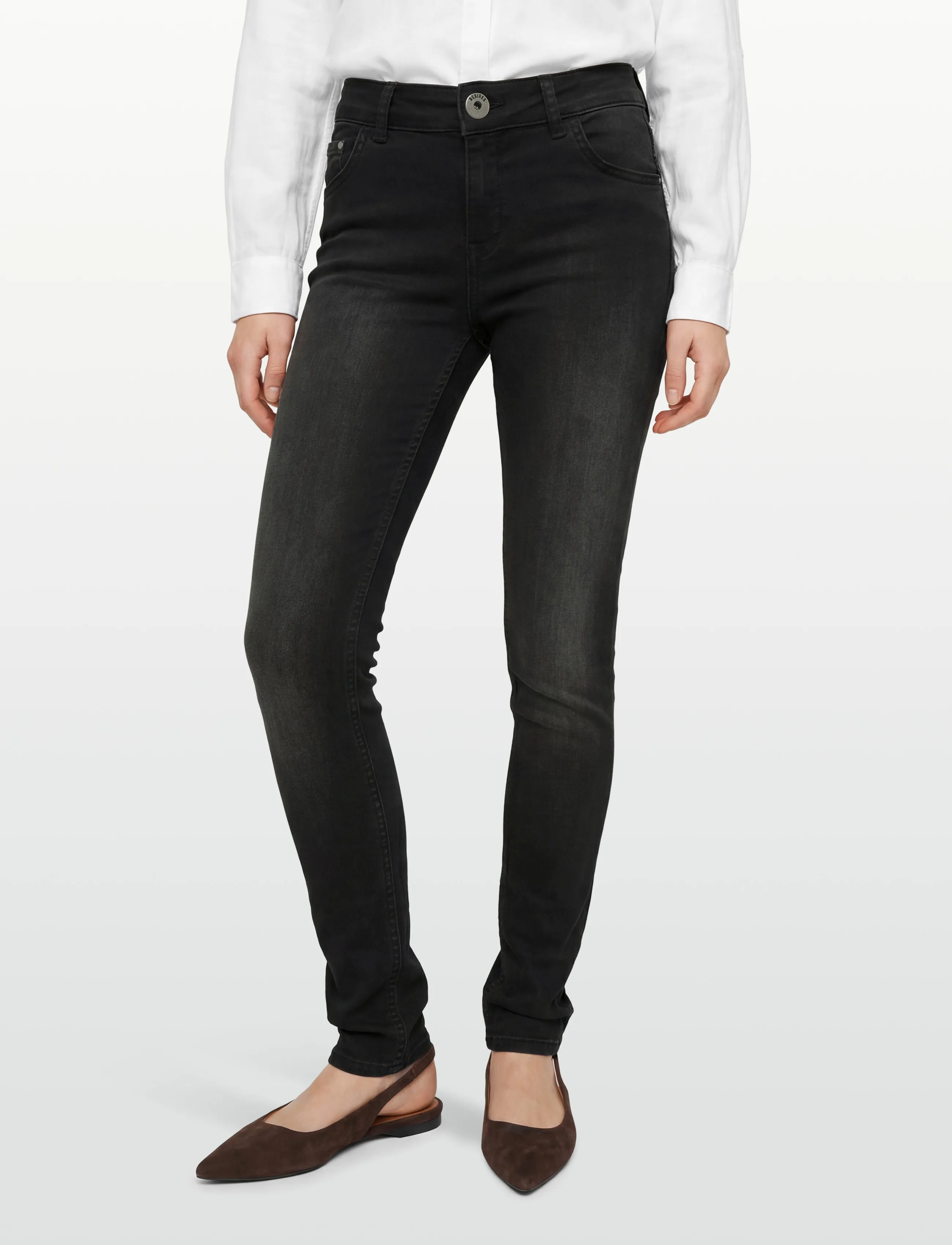 DESIRES - Lola Low Power Jeans - skinny jeans - black - 3