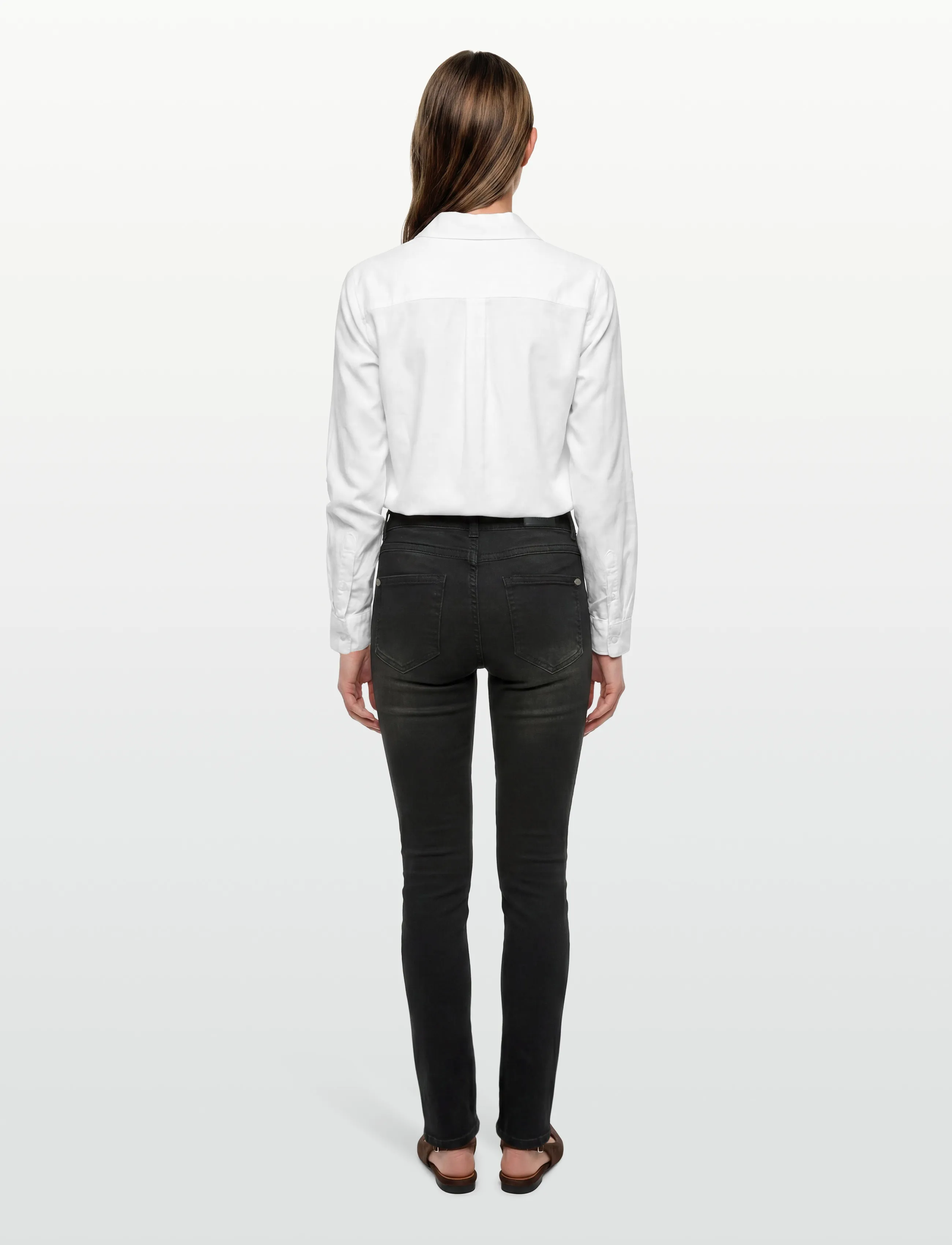 DESIRES - Lola Low Power Jeans - skinny jeans - black - 4