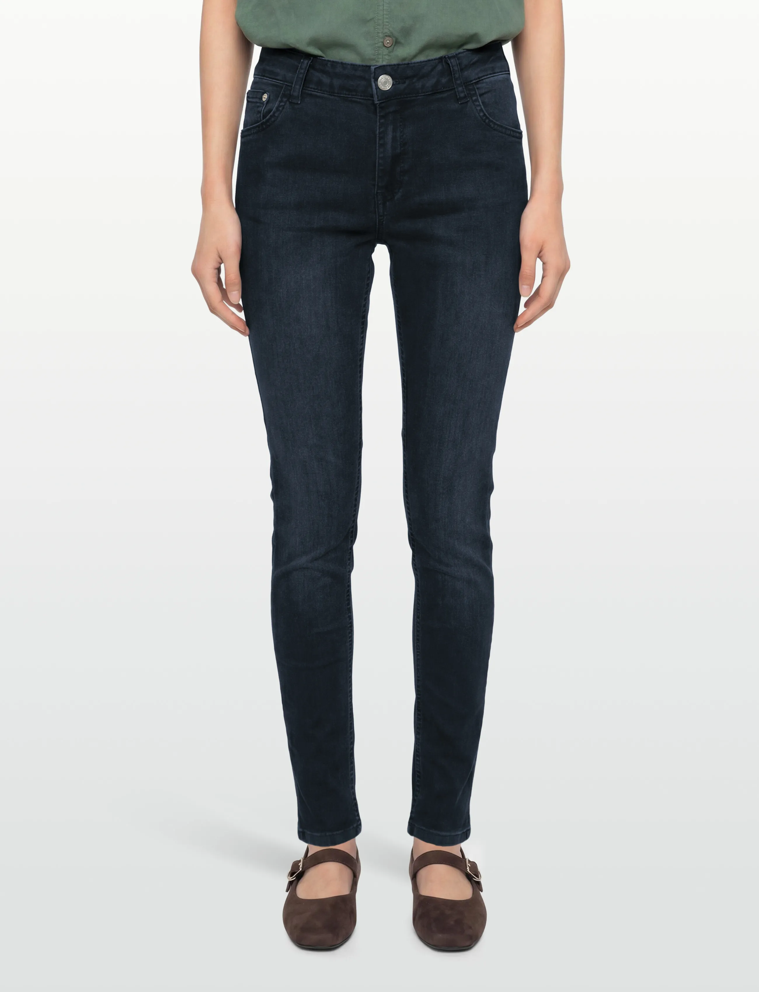 DESIRES - Lola Low Power Jeans - skinny jeans - dark used - 3