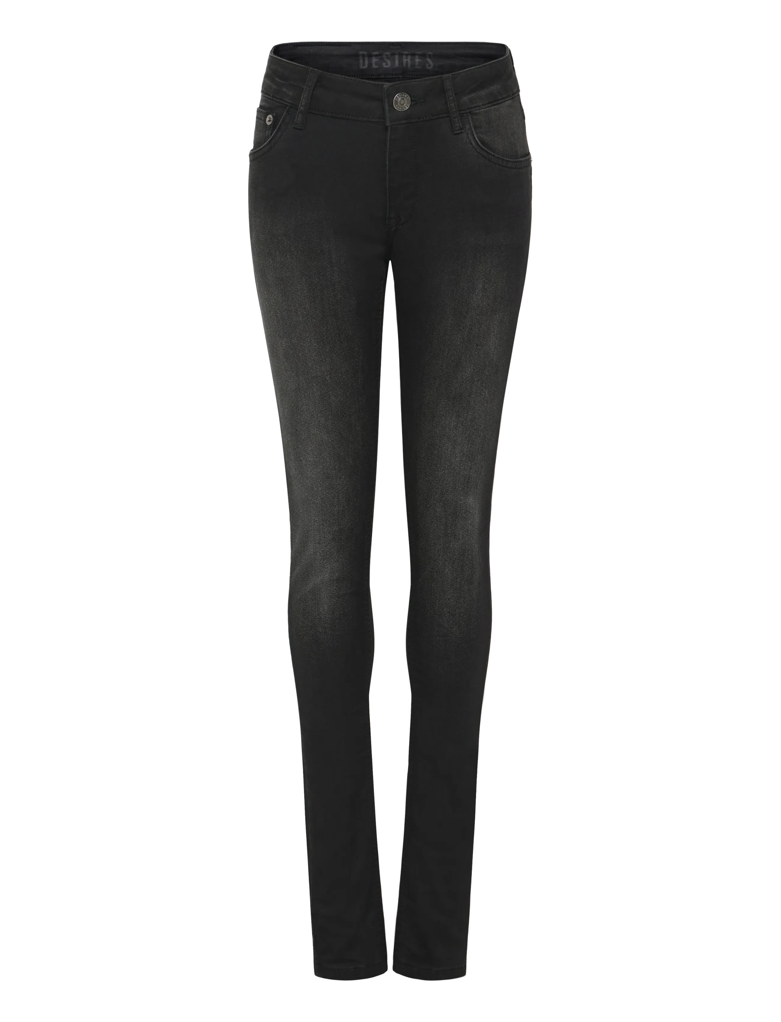 DESIRES Lola Low Power Jeans - Skinny jeans - SORT / black