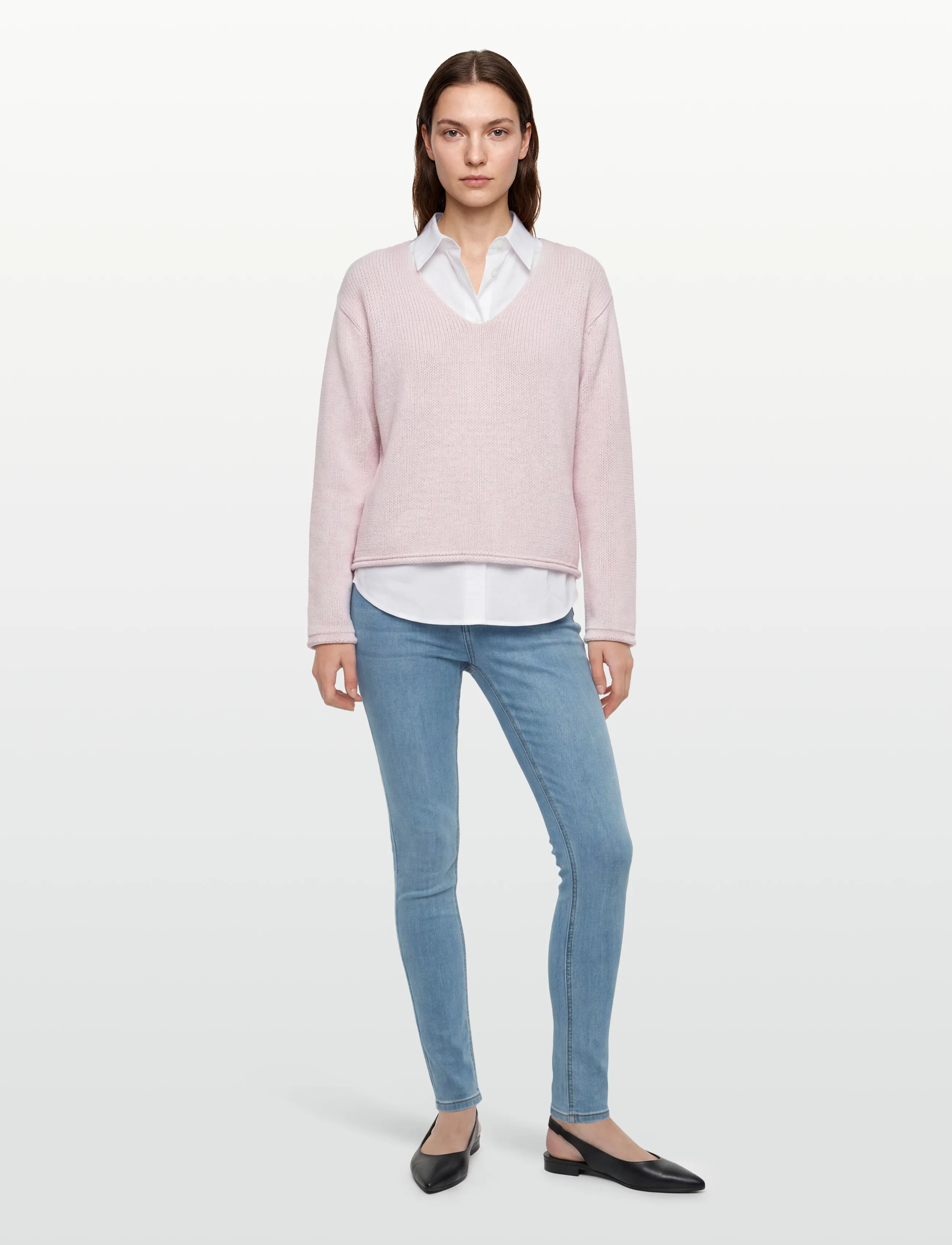 DESIRES - Enia Jeans - kitsad teksad - mid light blue wash - 0