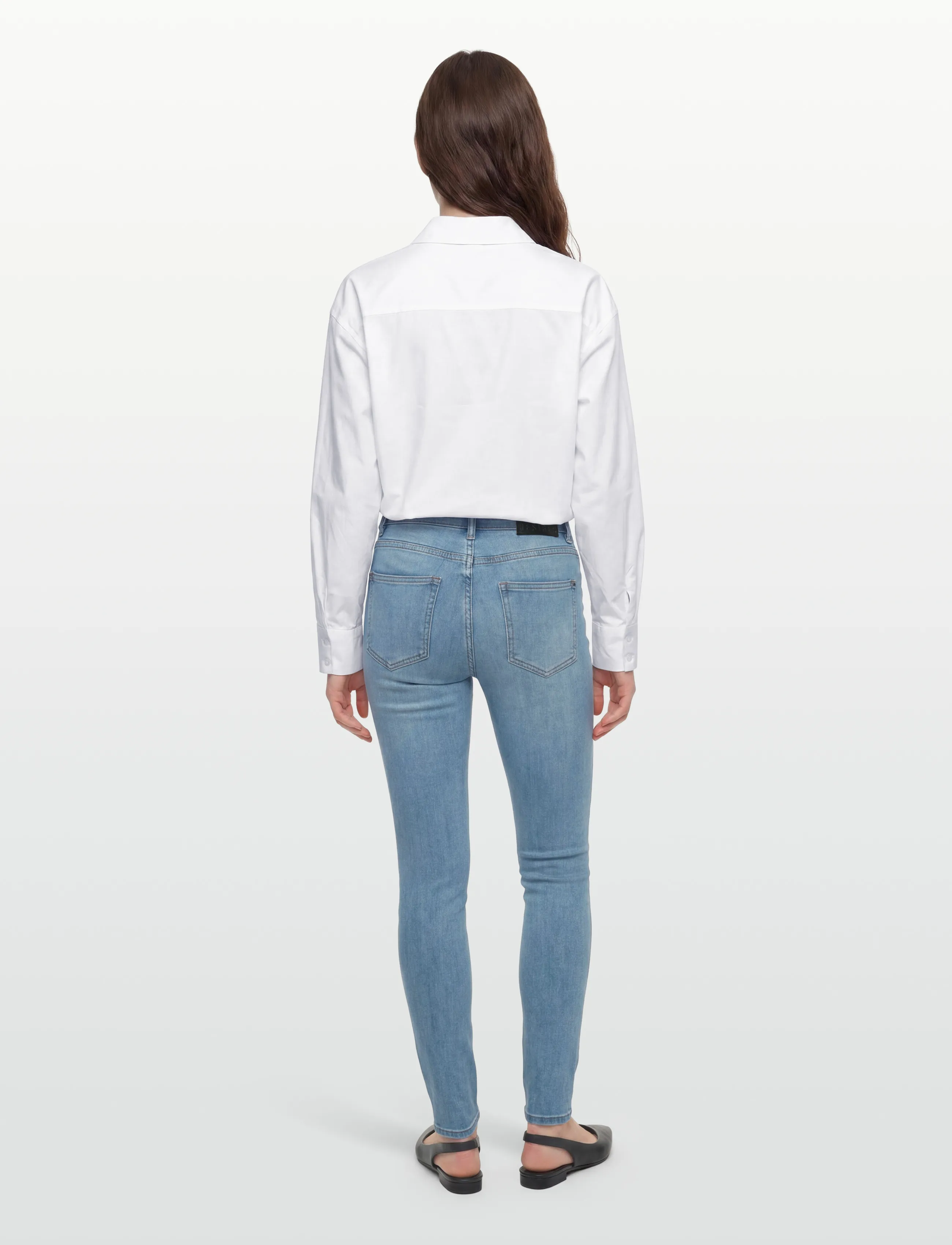 DESIRES - Enia Jeans - kitsad teksad - mid light blue wash - 4