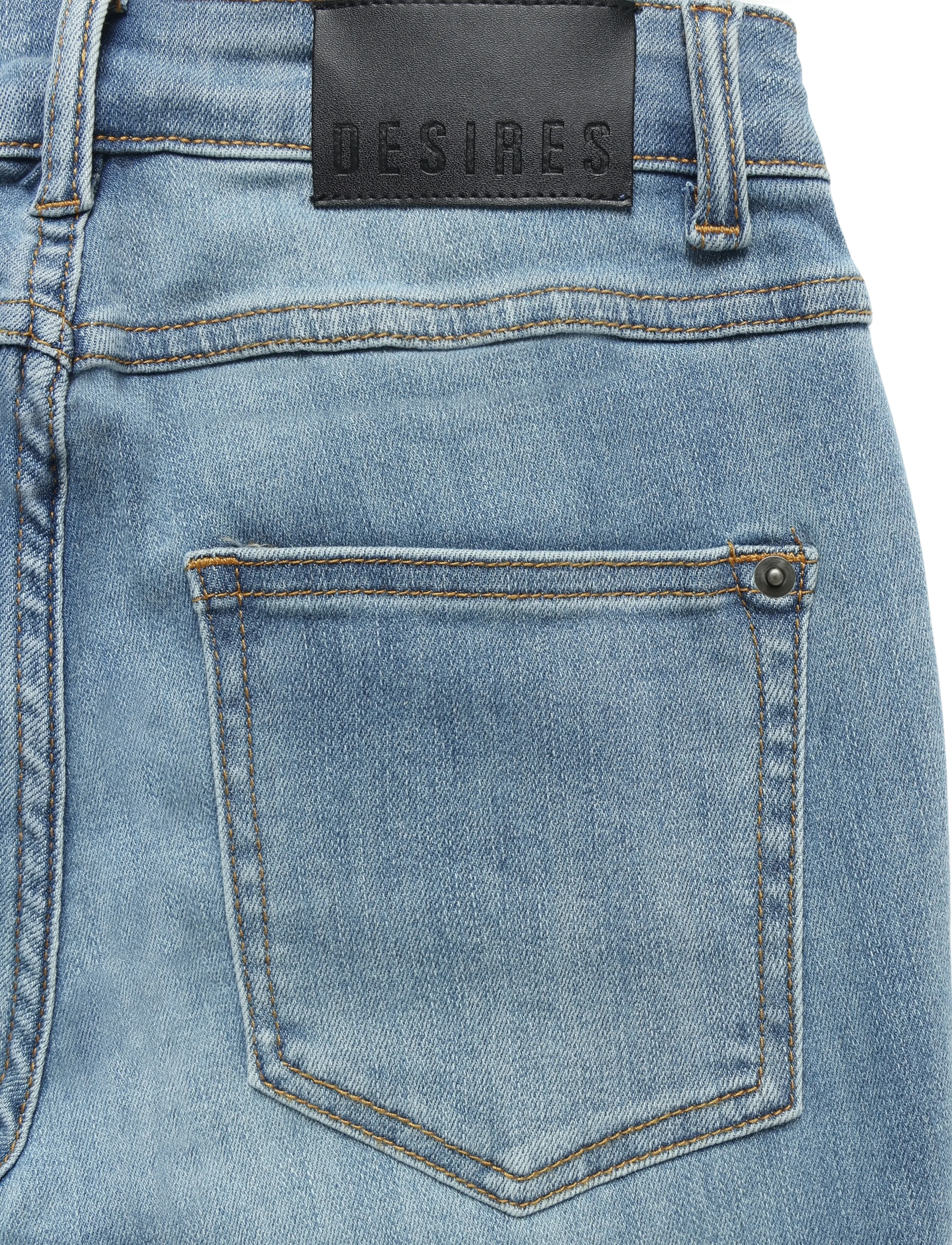 DESIRES - Enia Jeans - slim jeans - mid light blue wash - 4