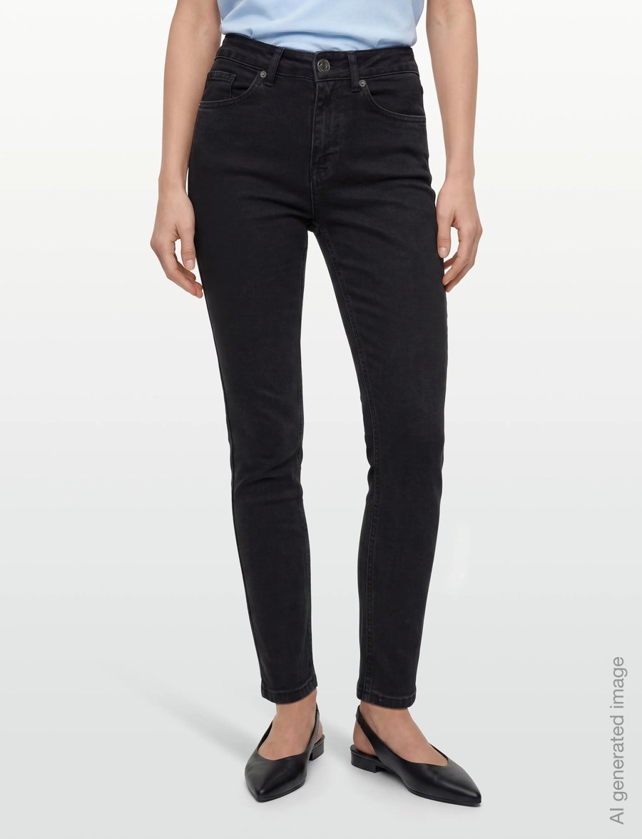 DESIRES - Lucky Jeans - tiesaus kirpimo džinsai - sort - 3