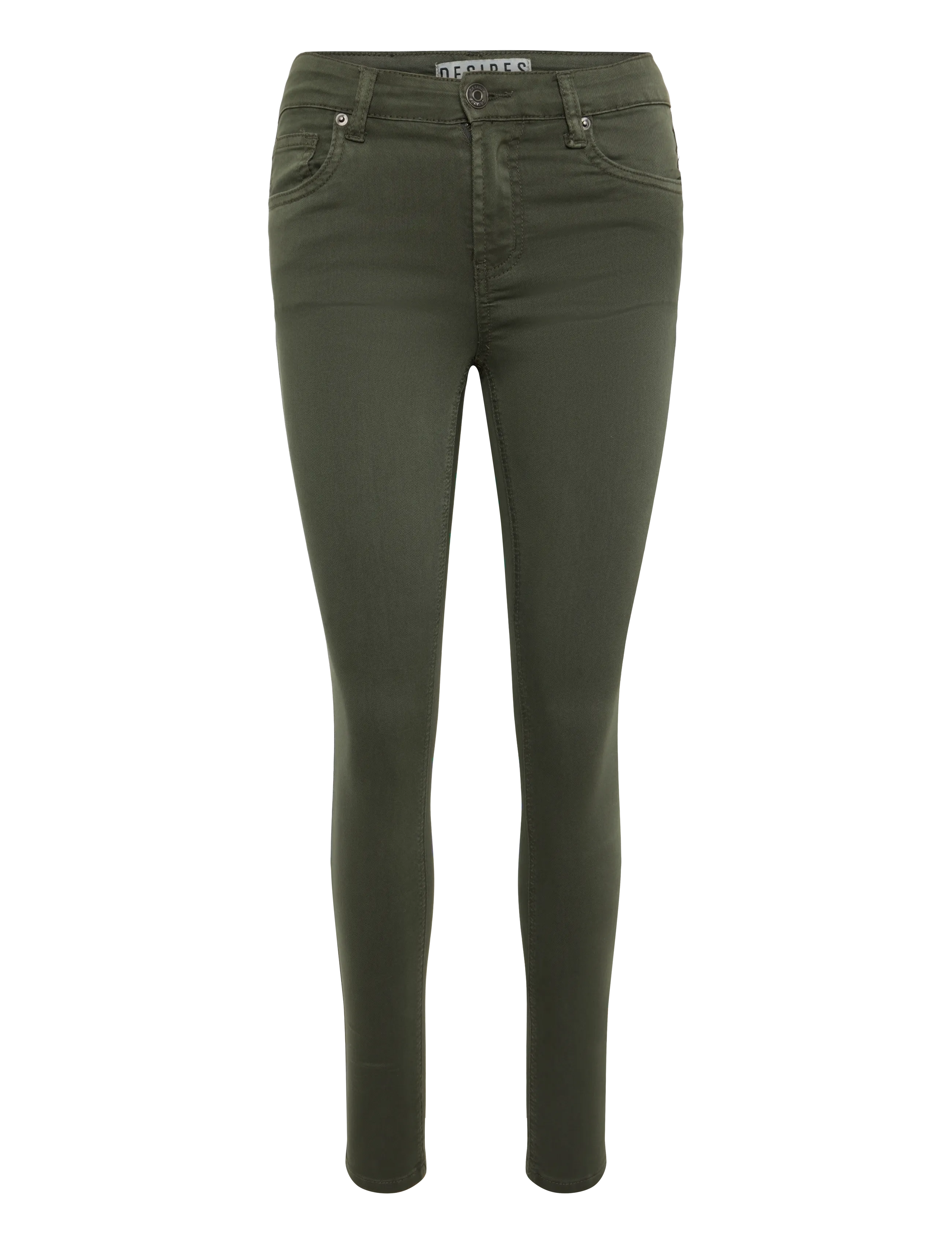 DESIRES Lola Garment Dye Midwaist Grün - 29 - Damen