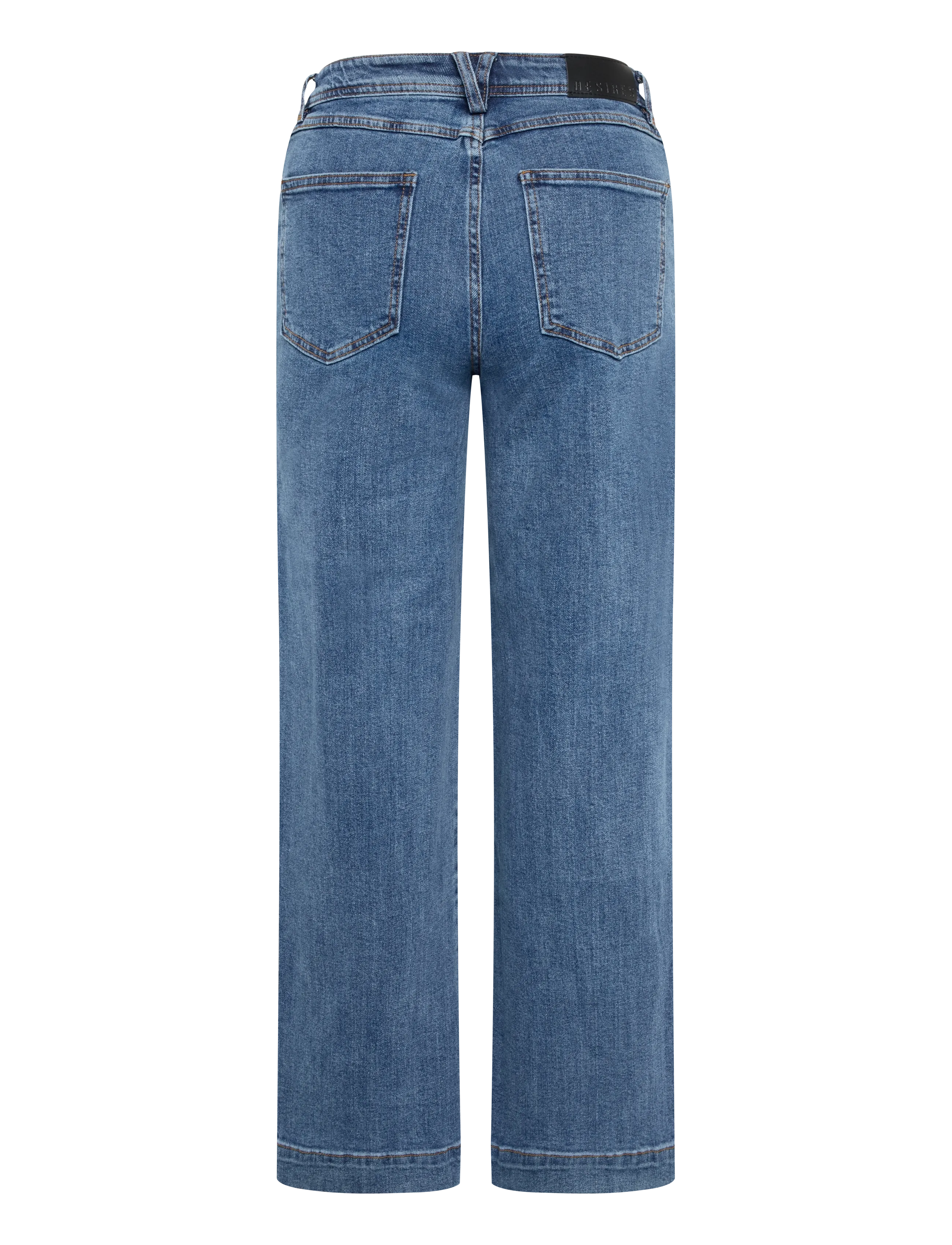 DESIRES - Florence Denim Bukser - tiesaus kirpimo džinsai - dark blue - 2
