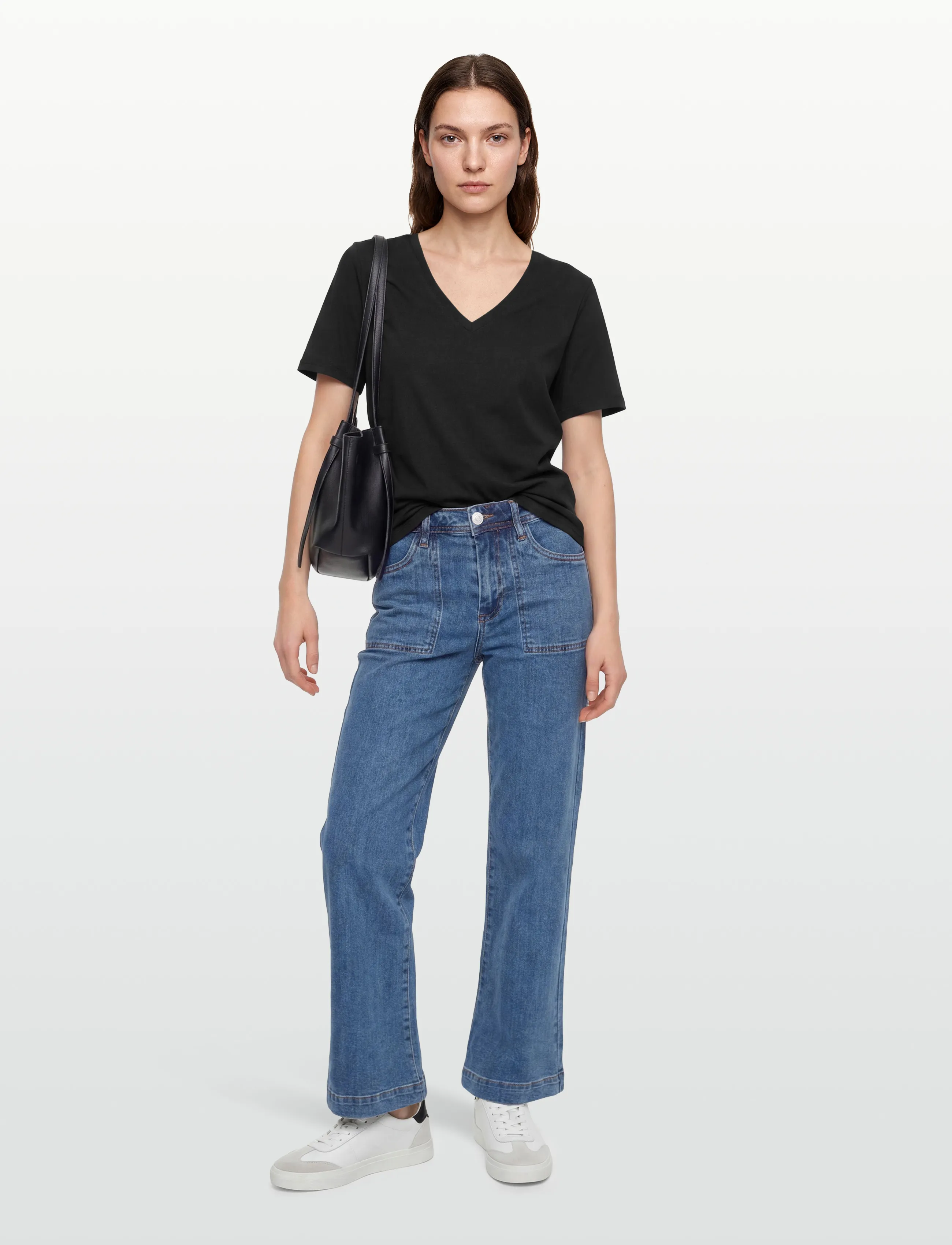 DESIRES - Florence Denim Bukser - tiesaus kirpimo džinsai - dark blue - 0