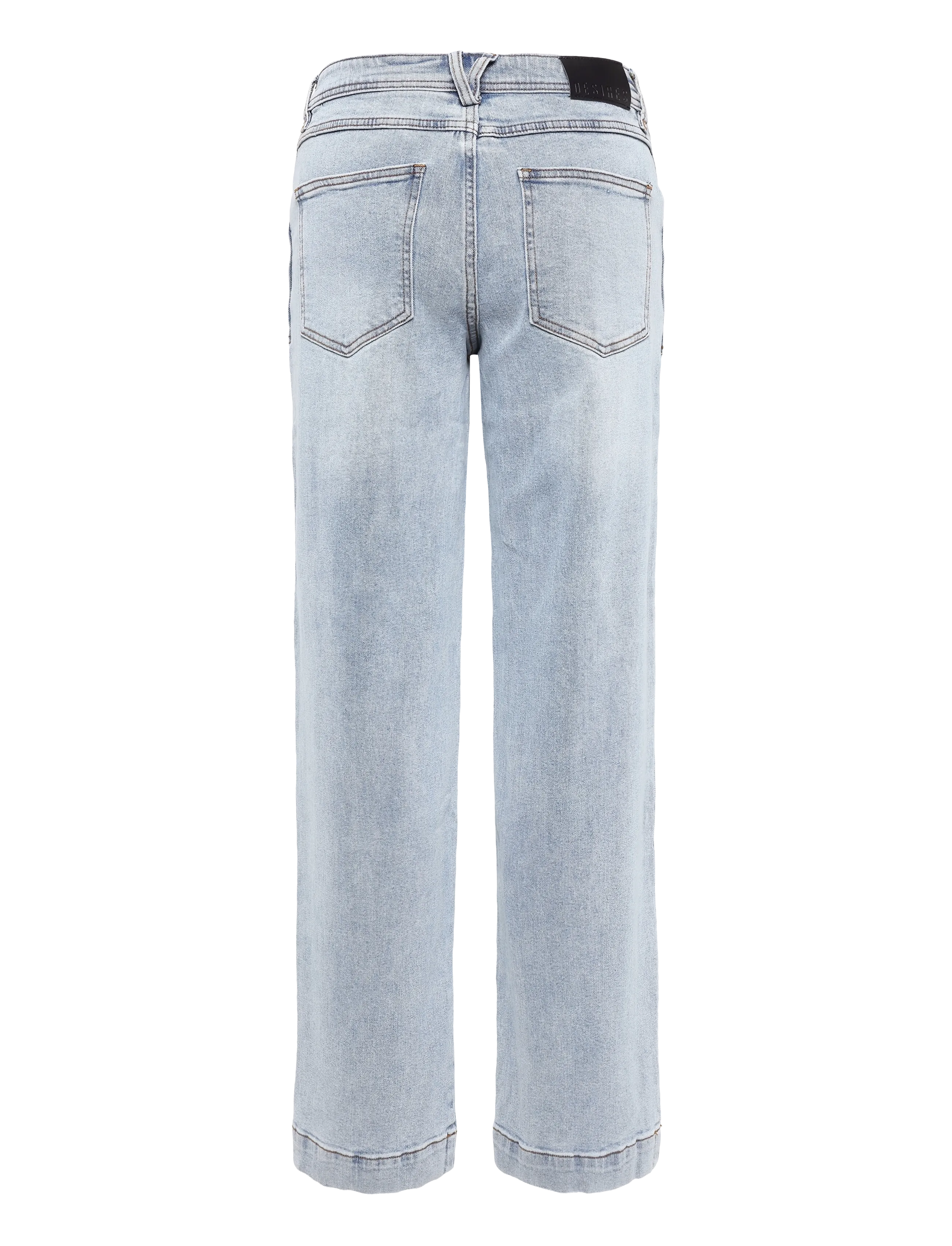 DESIRES - Florence Denim Bukser - straight jeans - light blue wash - 2