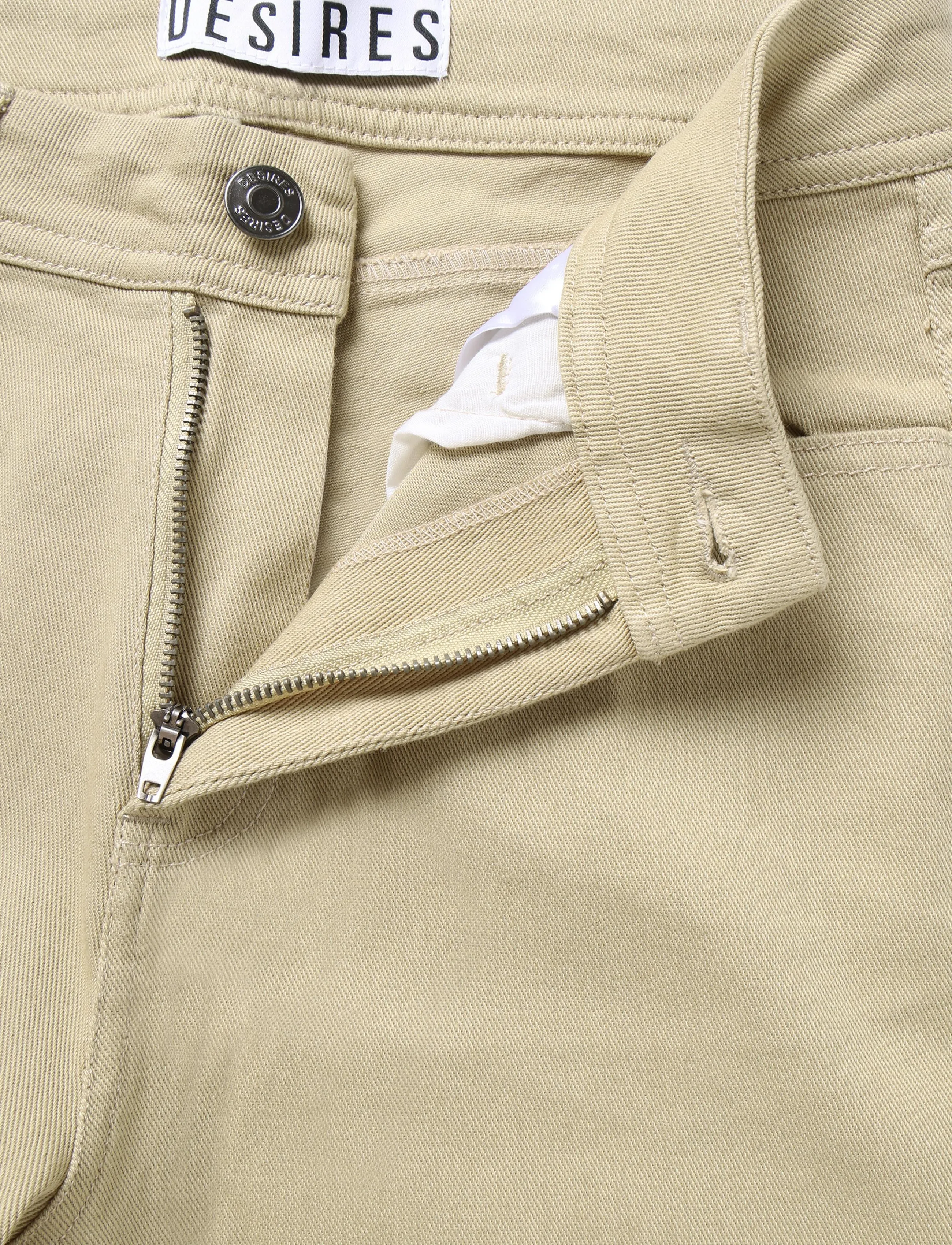 DESIRES - Florence Bukser - festtøj til outletpriser - pale khaki - 3