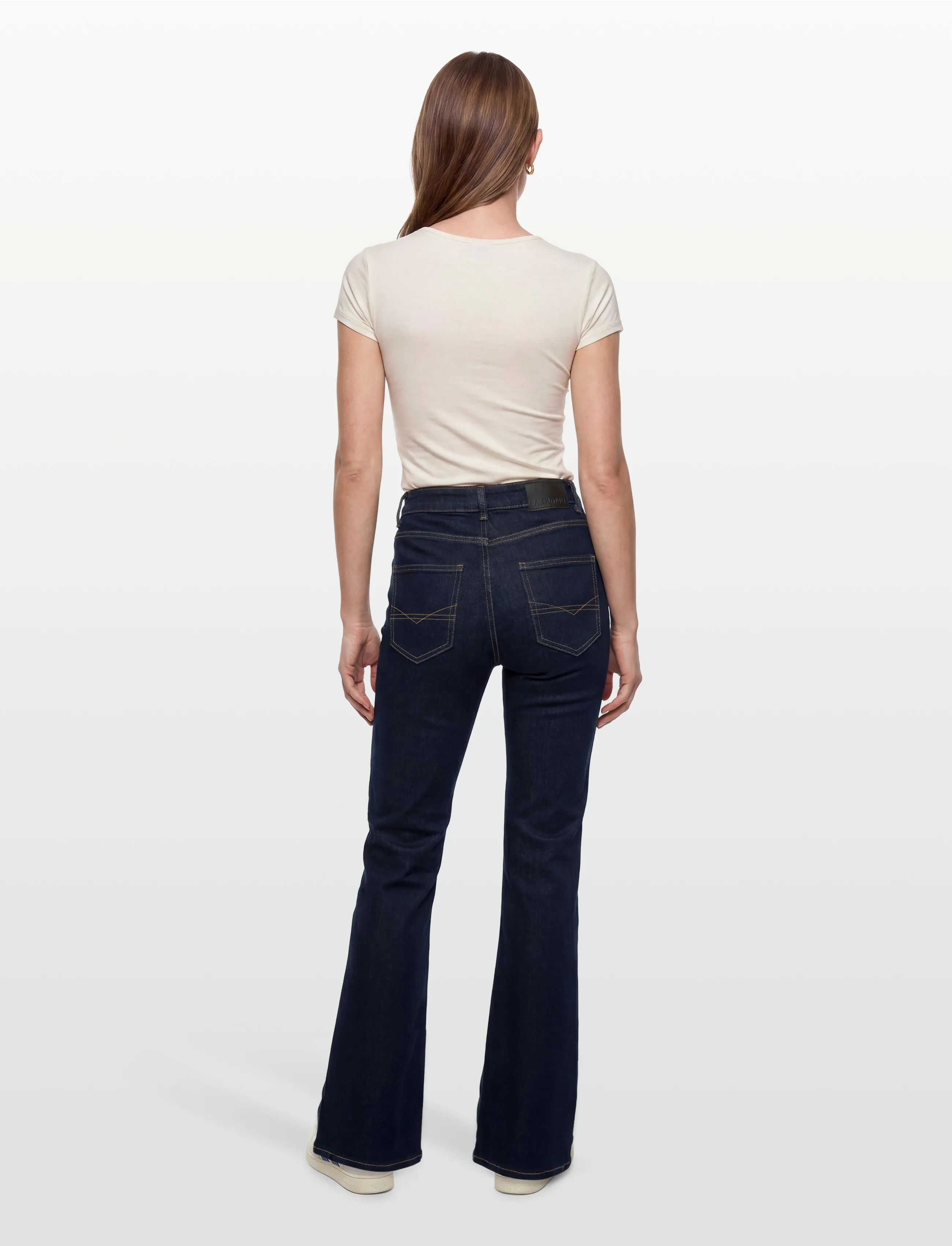 DESIRES - DSKarla High Waisted Denim - flared jeans - dark blue - 4