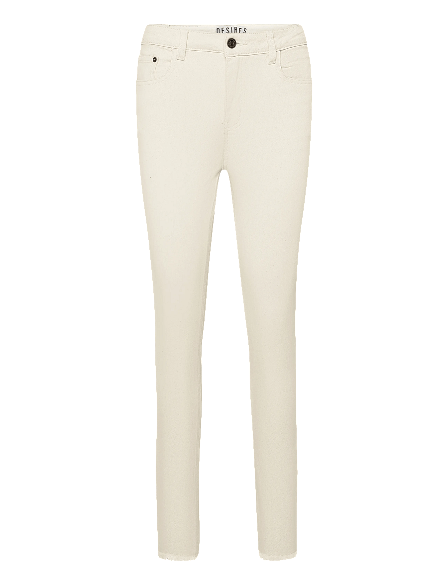 DESIRES - Enia Midwaist Slim Jeans - siaurėjantys džinsai - winter twig sand - 0