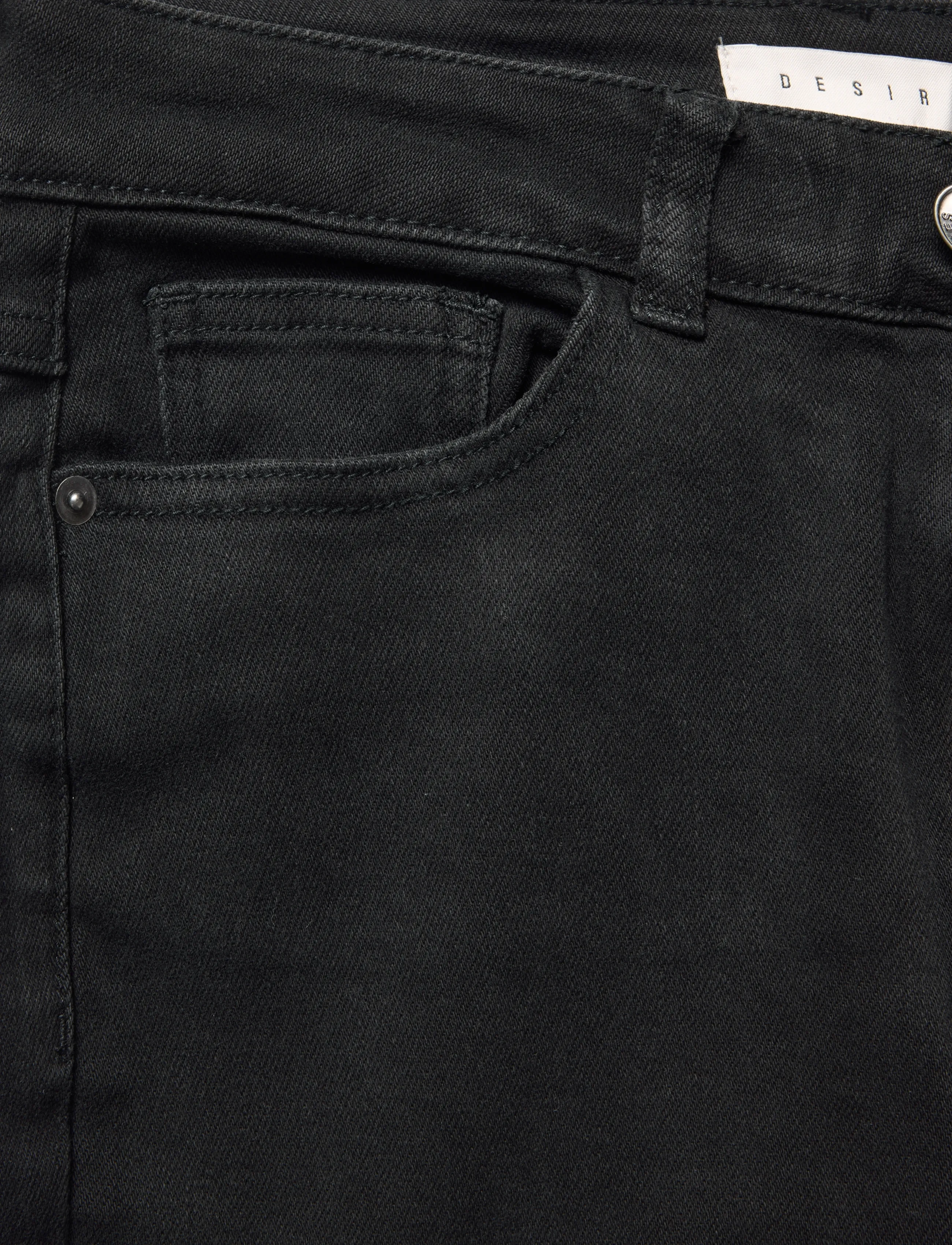 DESIRES - Florence Højtaljet Jeans - brede jeans - black washed - 3