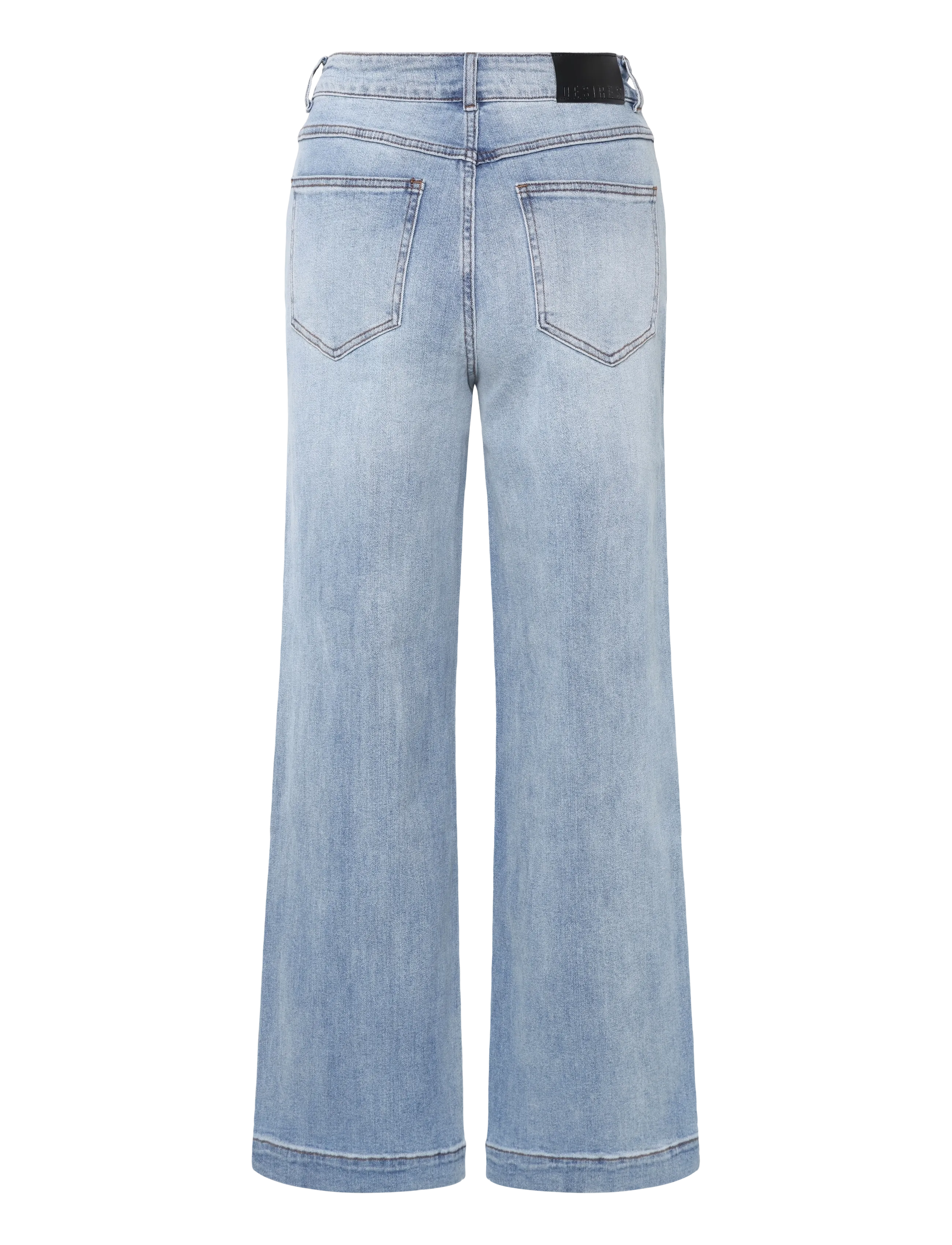 DESIRES - Florence Højtaljet Jeans - brede jeans - light blue wash - 2
