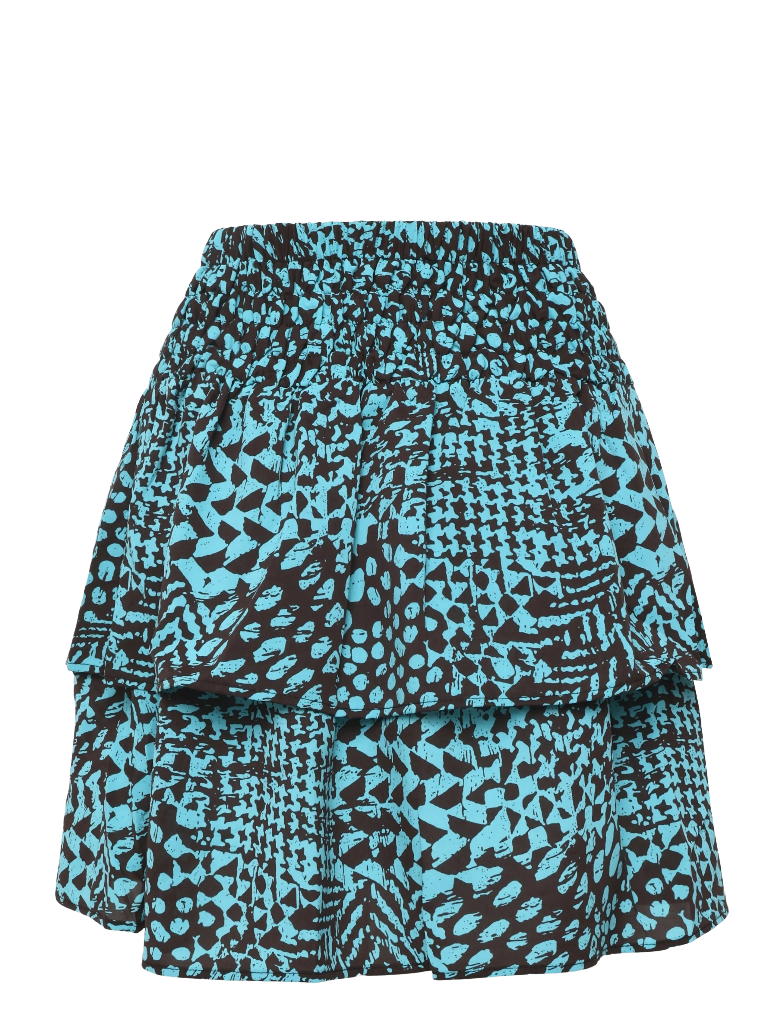 DESIRES - Enur Short Skirt - korte nederdele - crystal teal print - 2