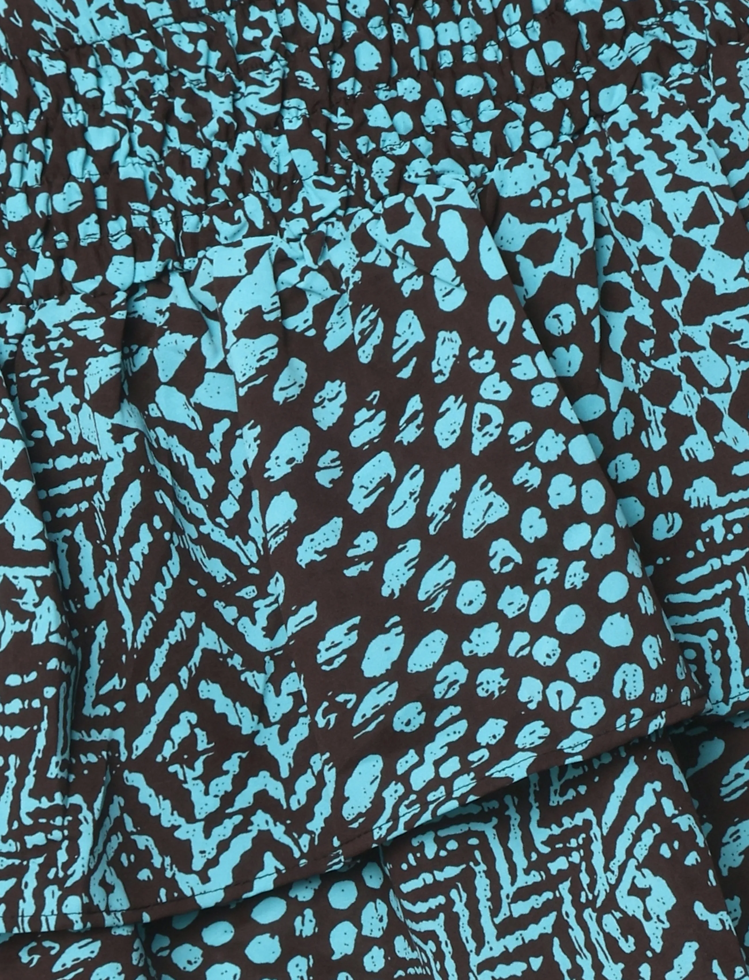 DESIRES - Enur Short Skirt - korte nederdele - crystal teal print - 5