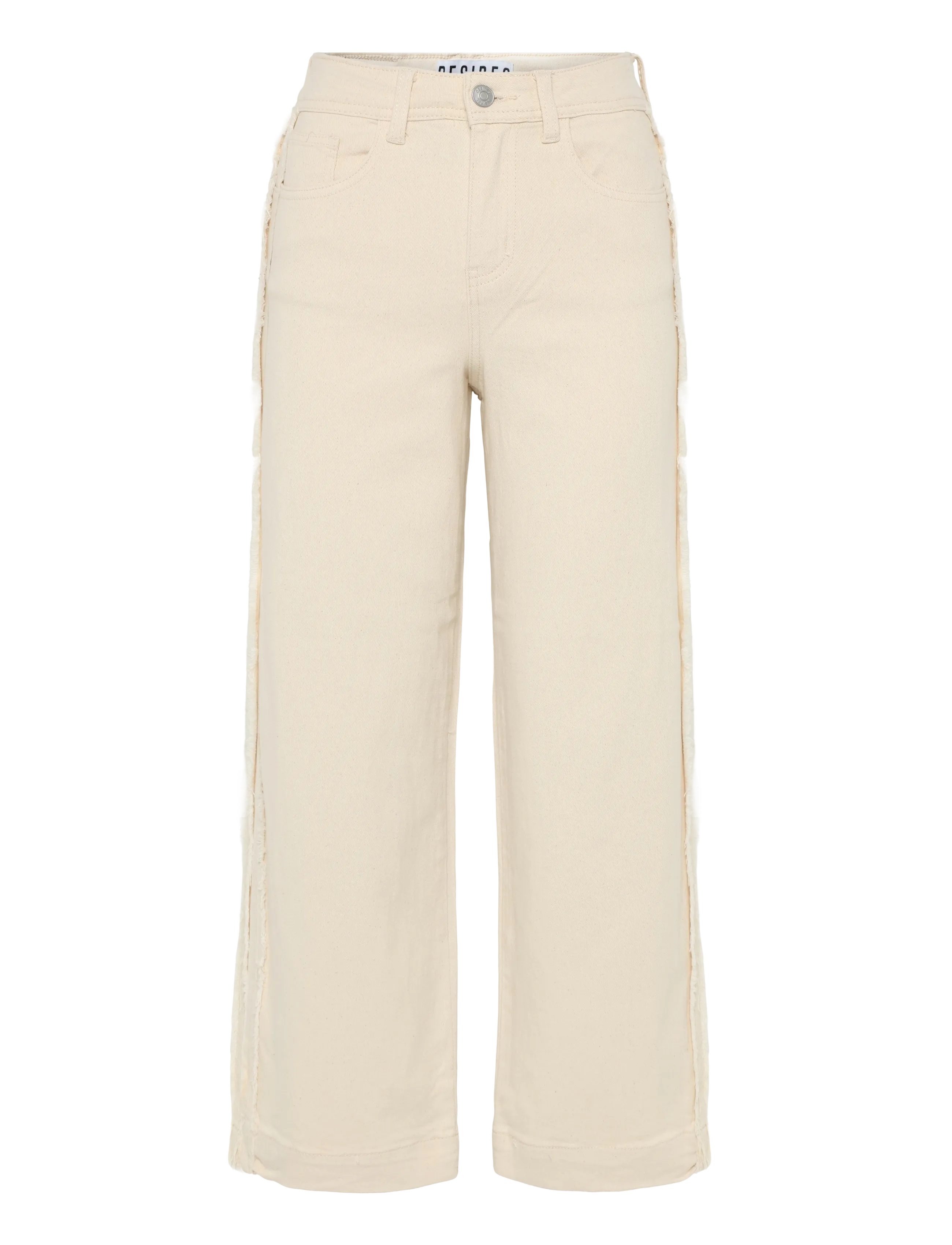 DESIRES Dsflorence Mid Waisted Frill Detail Cream - 34 - Damen
