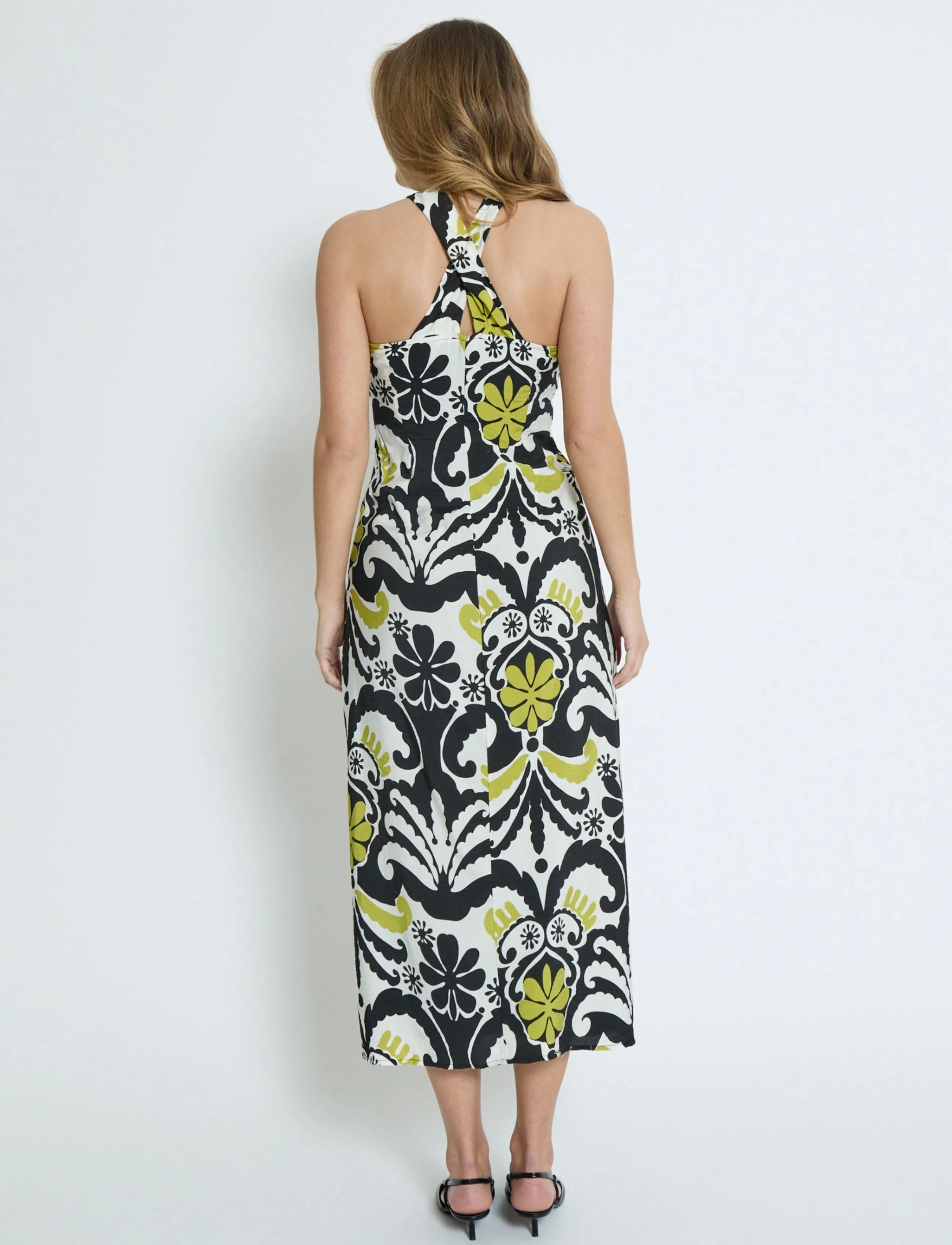 DESIRES - DSNori Halterneck Print Dress - sommerkleider - gardenia print - 3