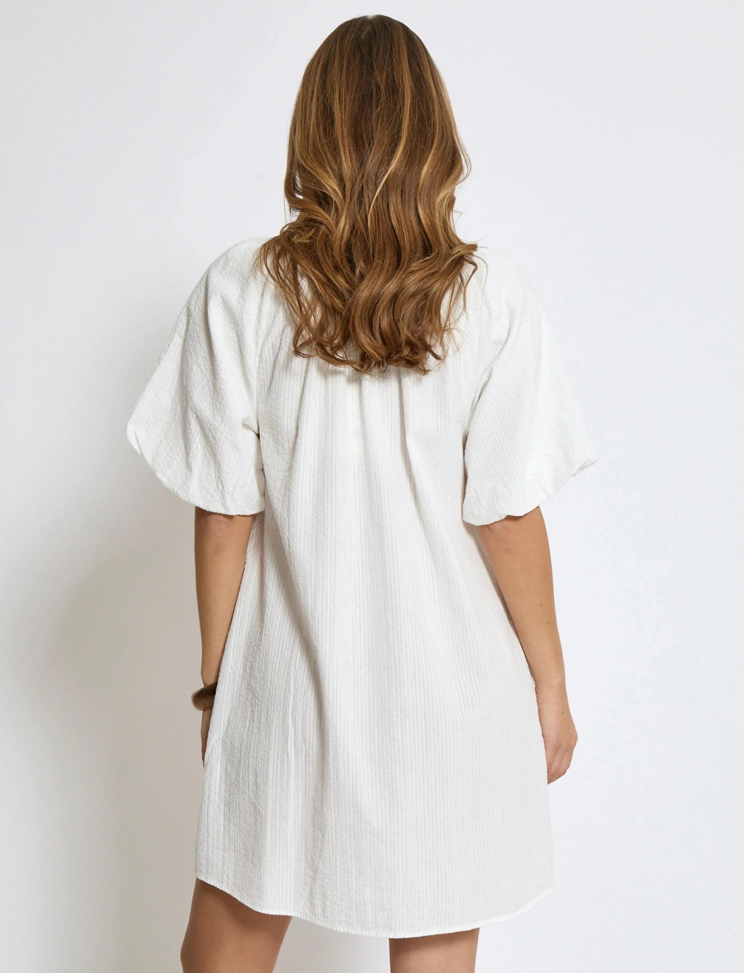 DESIRES - DSGeorgia Short Dress - sommerkjoler - cloud dancer - 2
