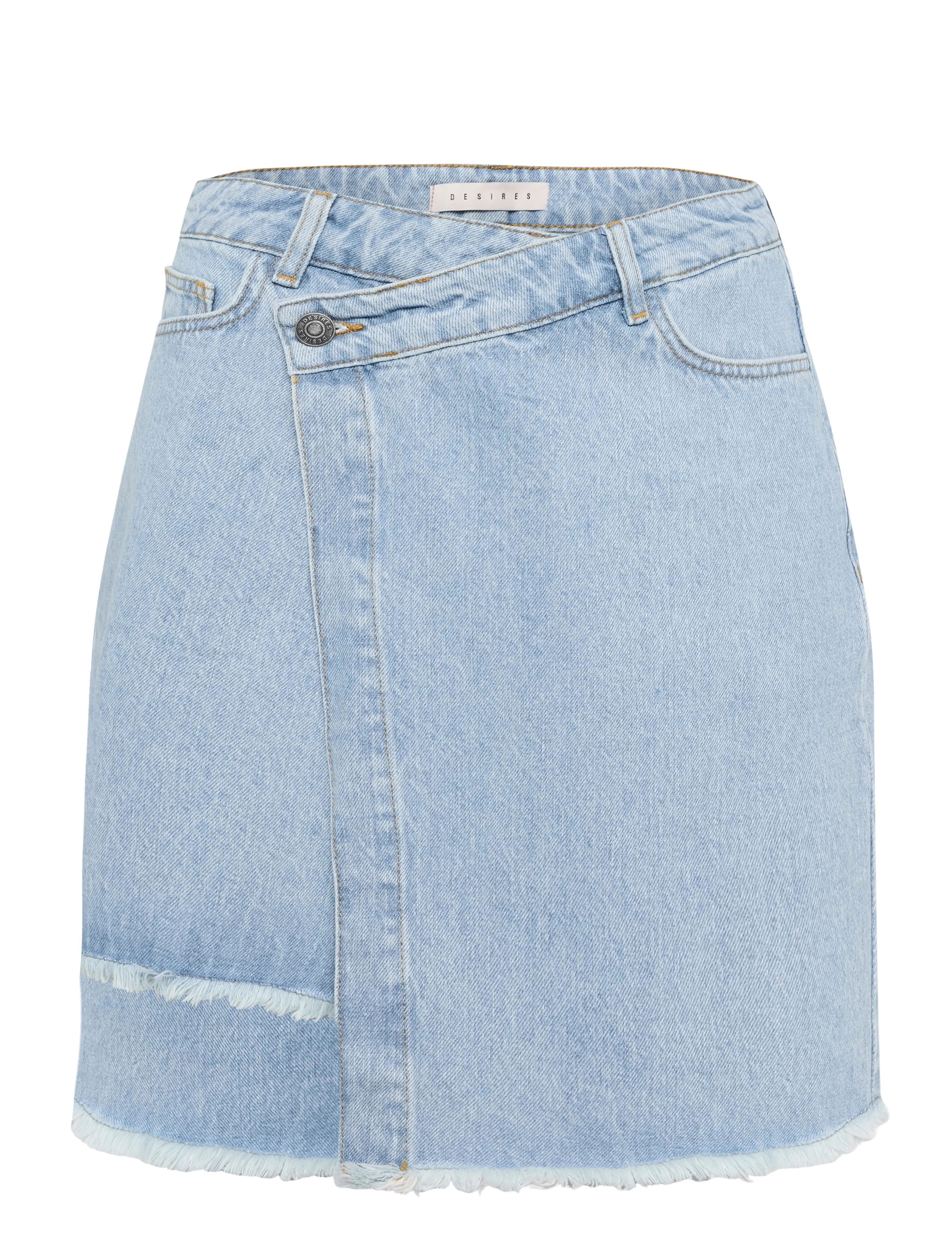 DESIRES DSGaia Short Denim Skirt - Omlottkjolar - DENIM / blue