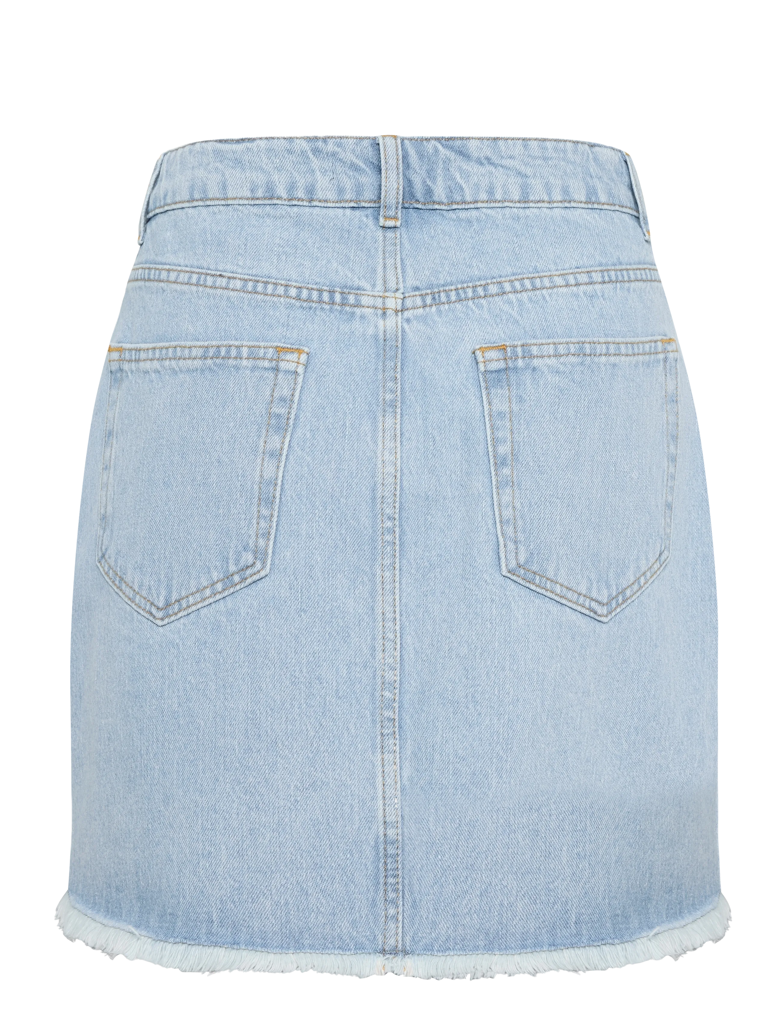 DESIRES - DSGaia Short Denim Skirt - slå-om-nederdele - denim - 2