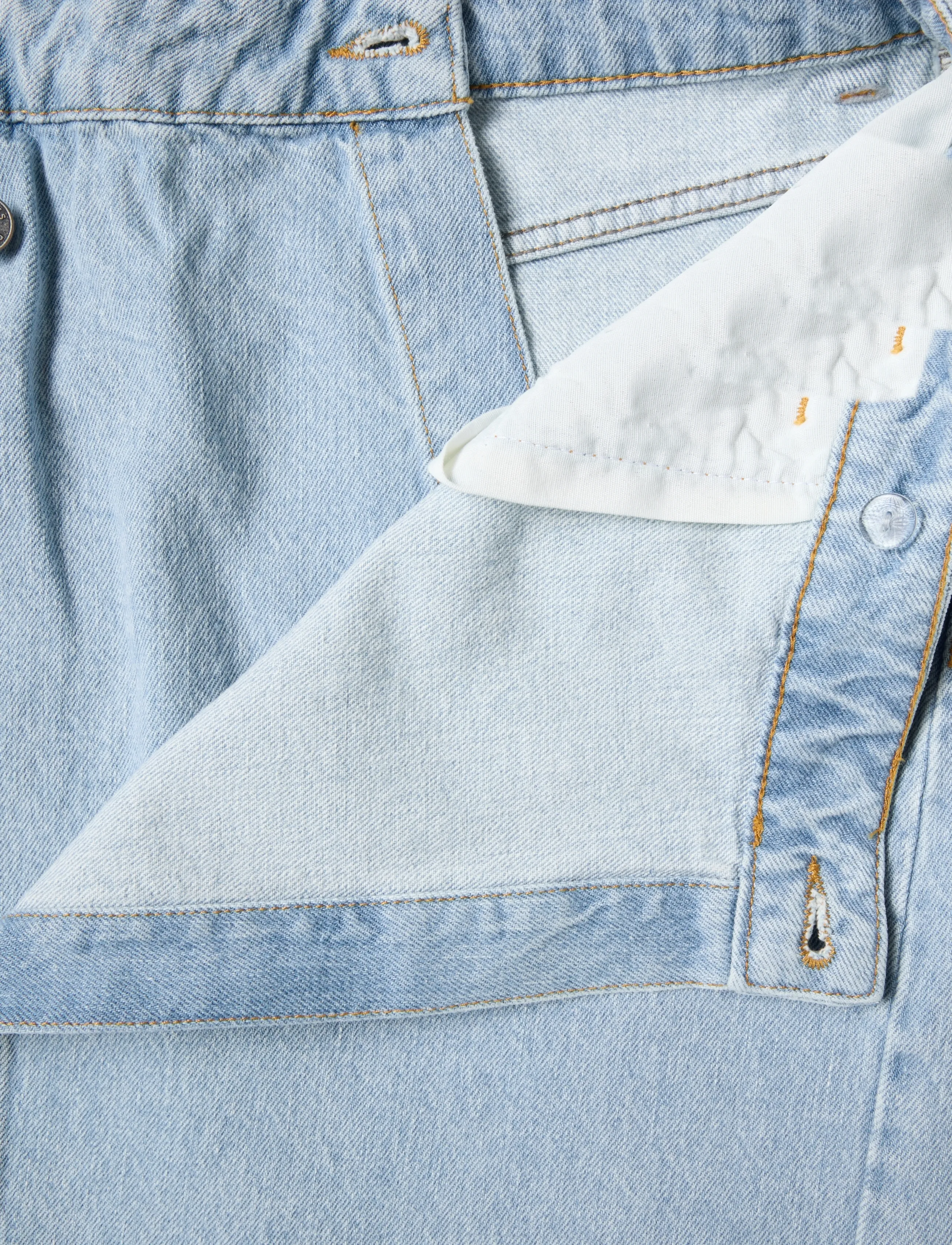 DESIRES - DSGaia Short Denim Skirt - slå-om-nederdele - denim - 5