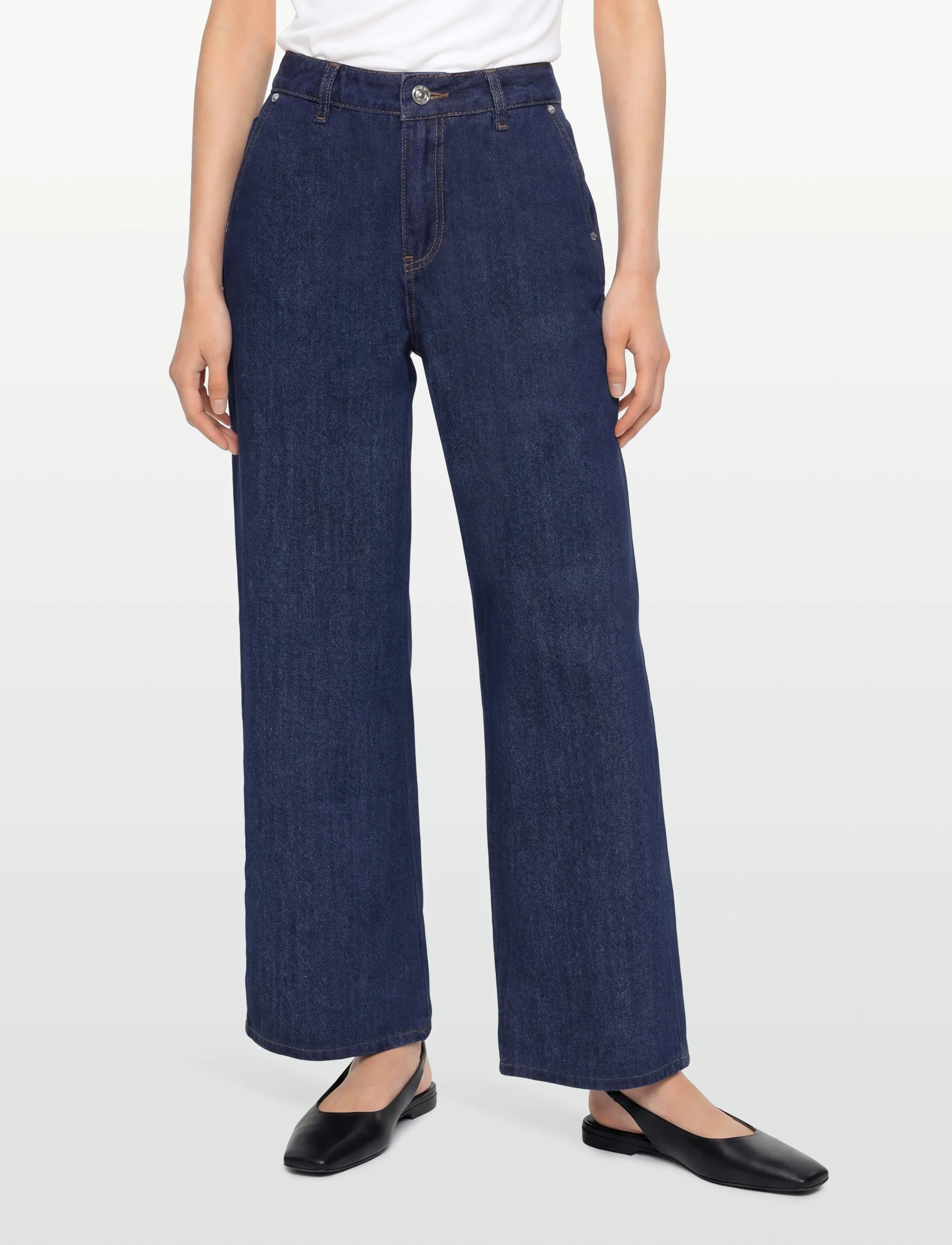 DESIRES - DSHaven Mid Waisted Jeans - brede jeans - mid blue denim - 3