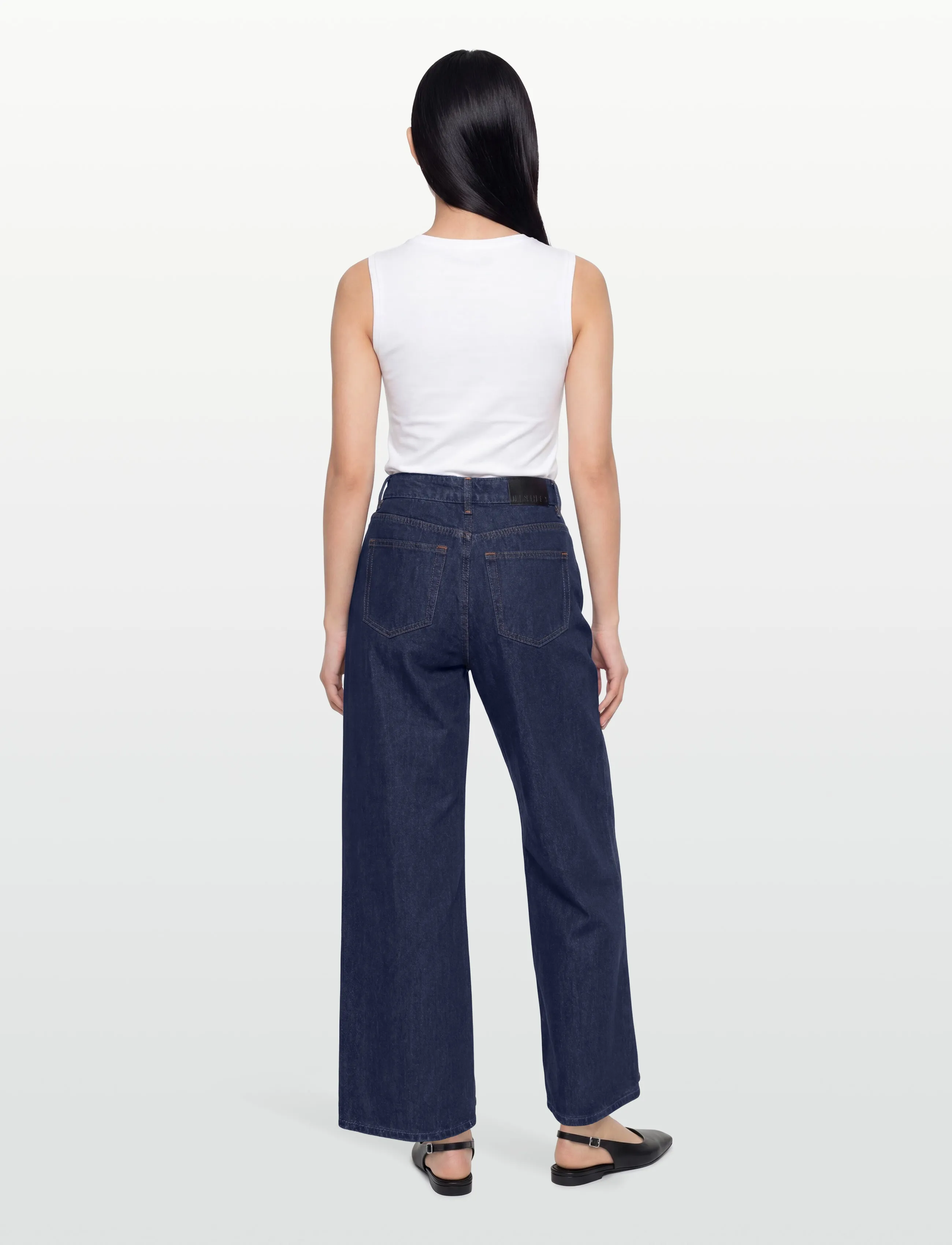 DESIRES - DSHaven Mid Waisted Jeans - brede jeans - mid blue denim - 4