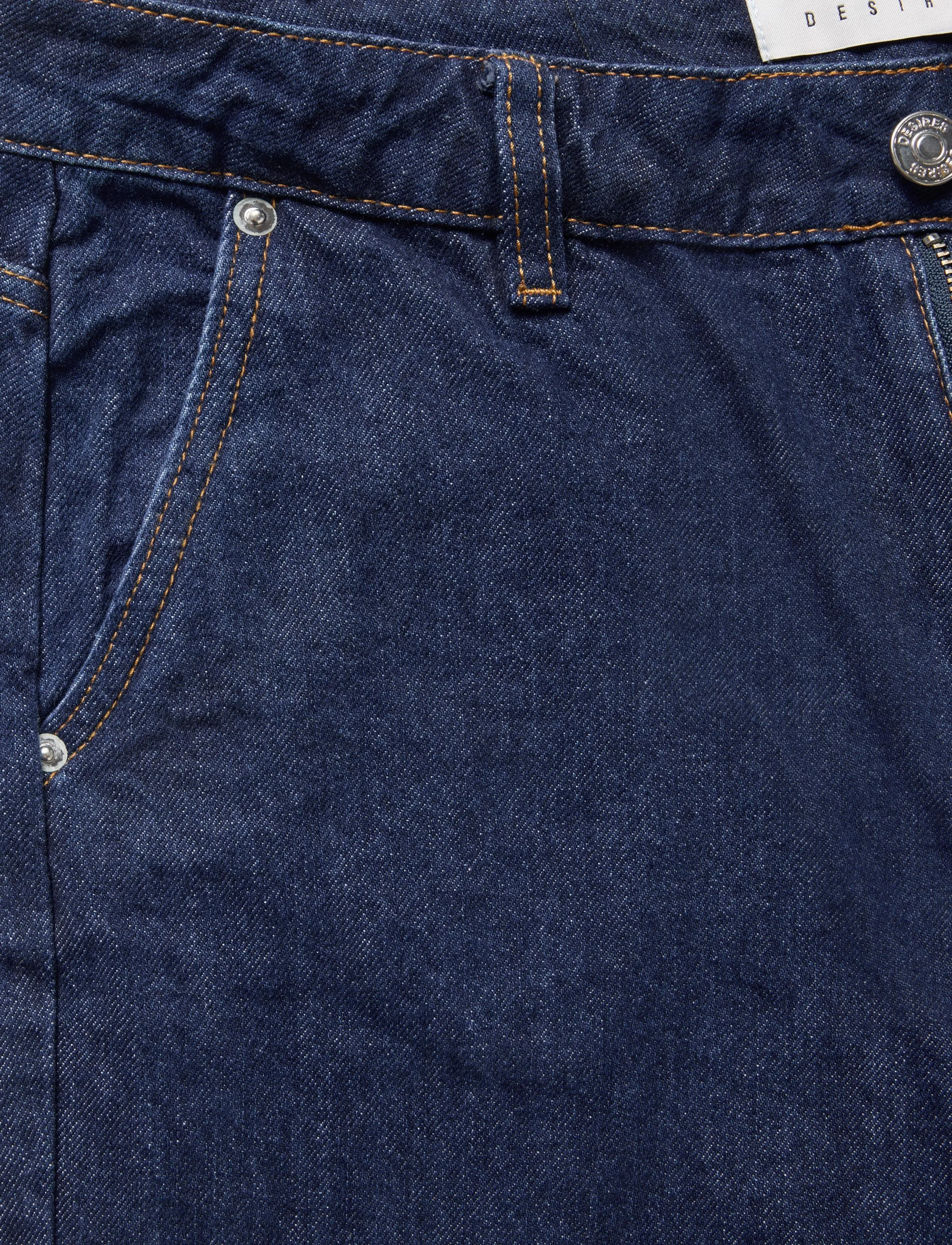 DESIRES - DSHaven Mid Waisted Jeans - brede jeans - mid blue denim - 5