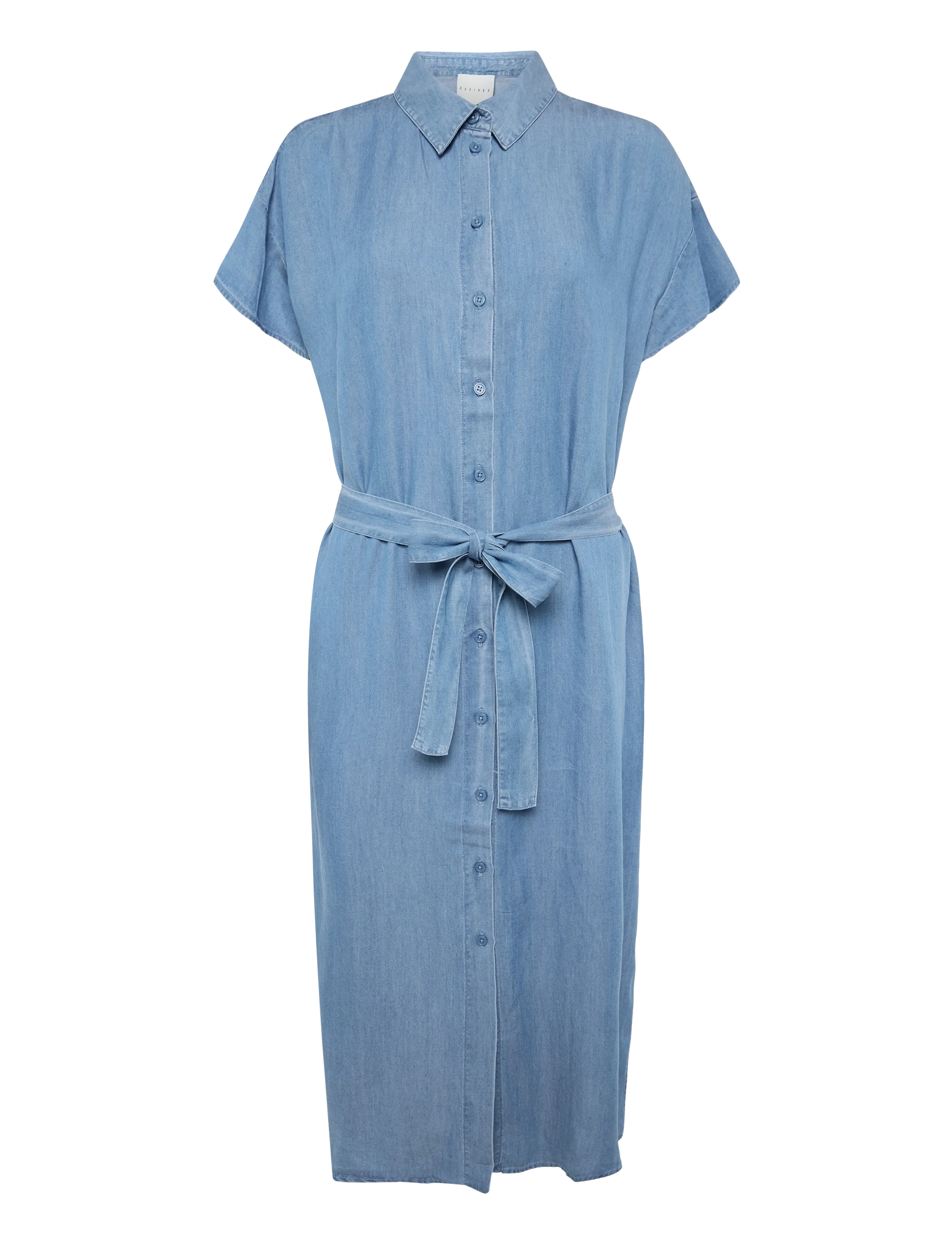 DESIRES - DSElaina Lyocell Shirt Dress - mid-blue denim - 1
