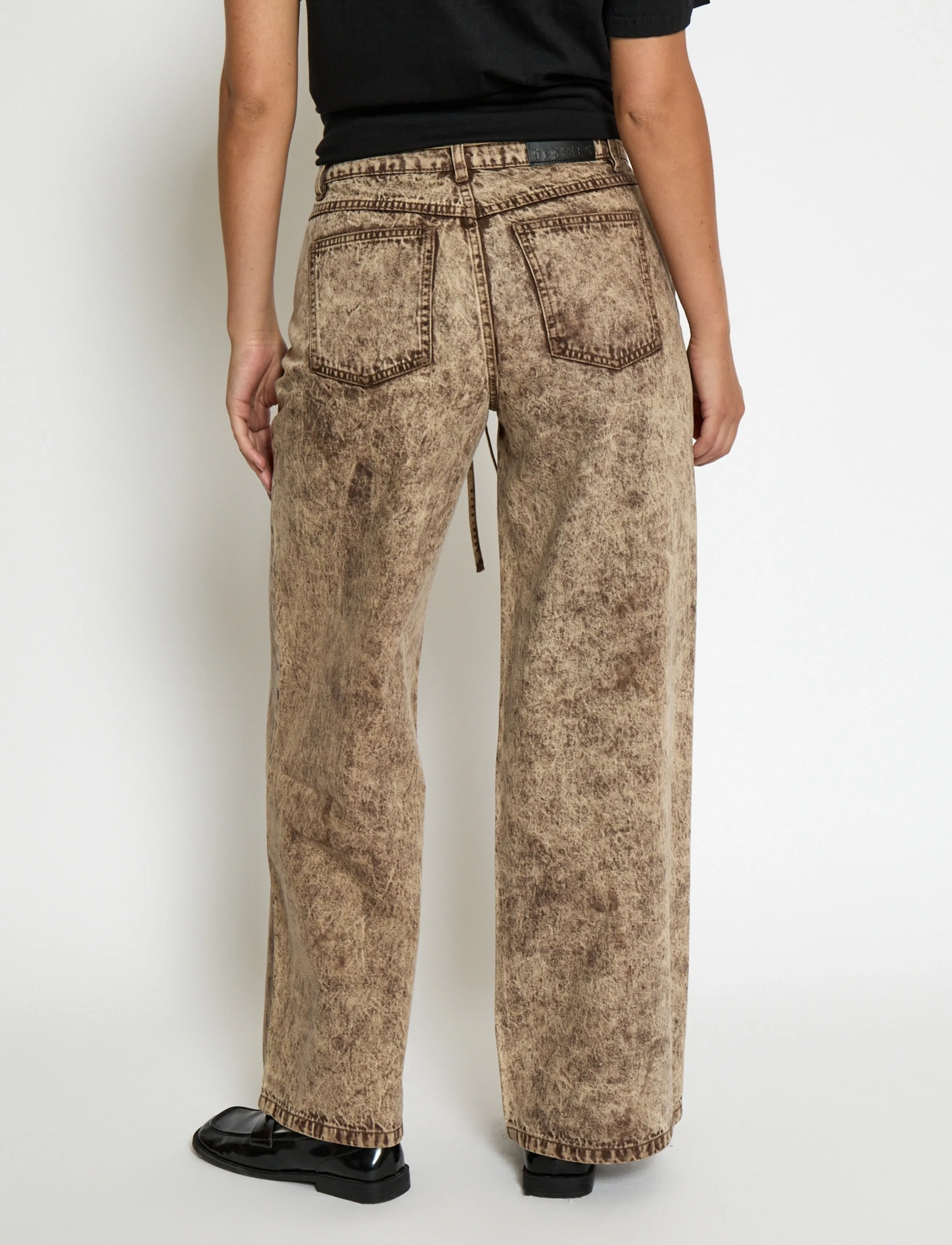 DESIRES - DSJess Low Waisted Jeans - walnut melange - 2