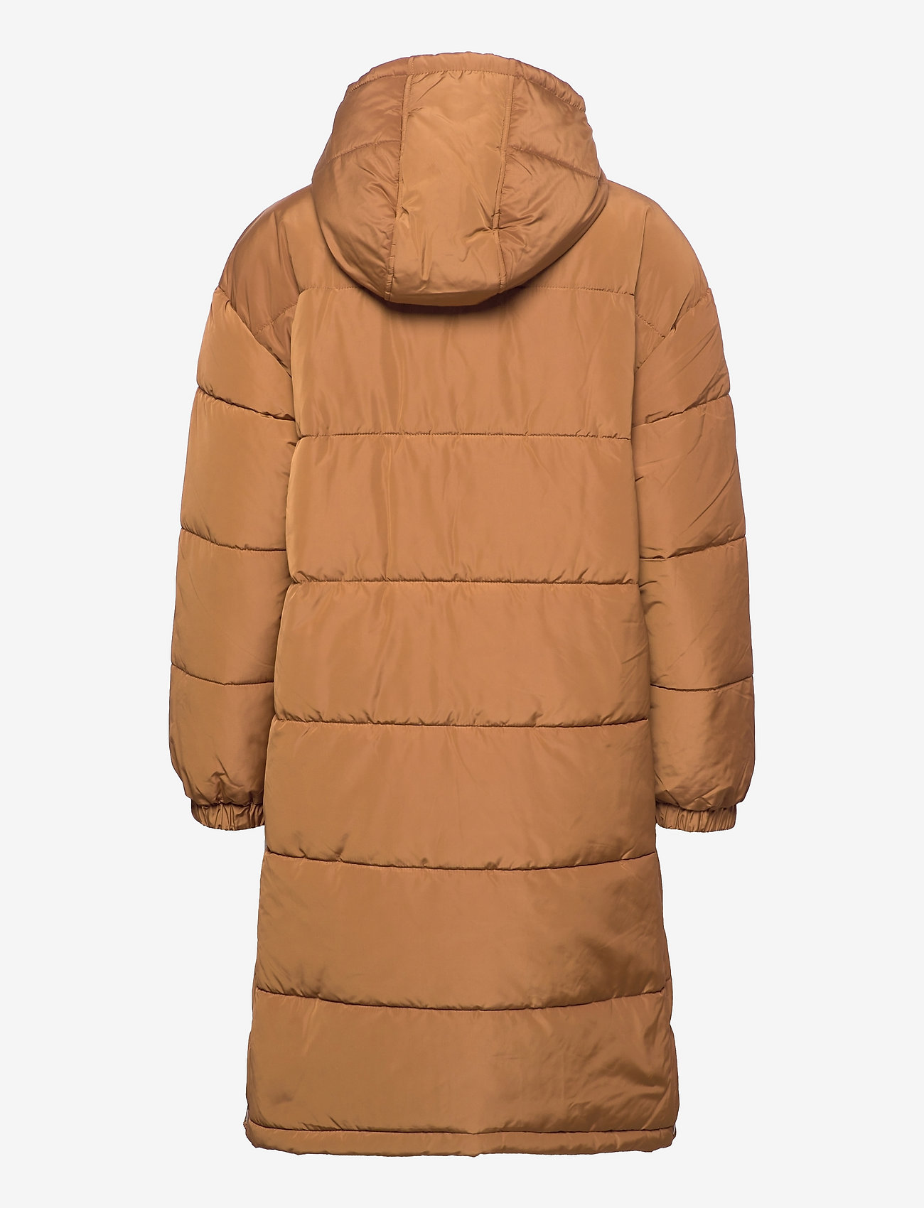 DESIRES - Edith Long Jacket - dun- & vadderade jackor - rubber brown - 1