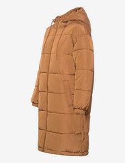 DESIRES - Edith Long Jacket - Žieminės striukės - rubber brown - 2