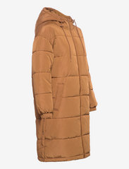 DESIRES - Edith Long Jacket - Žieminės striukės - rubber brown - 3