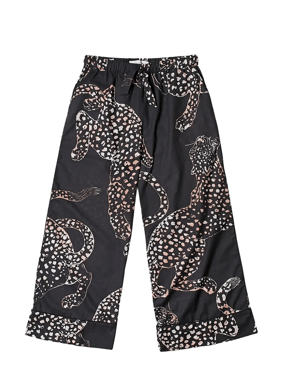 Desmond and Dempsey - Jag Cami & Wide Leg Trouser Set - pyjamas - navy - 2