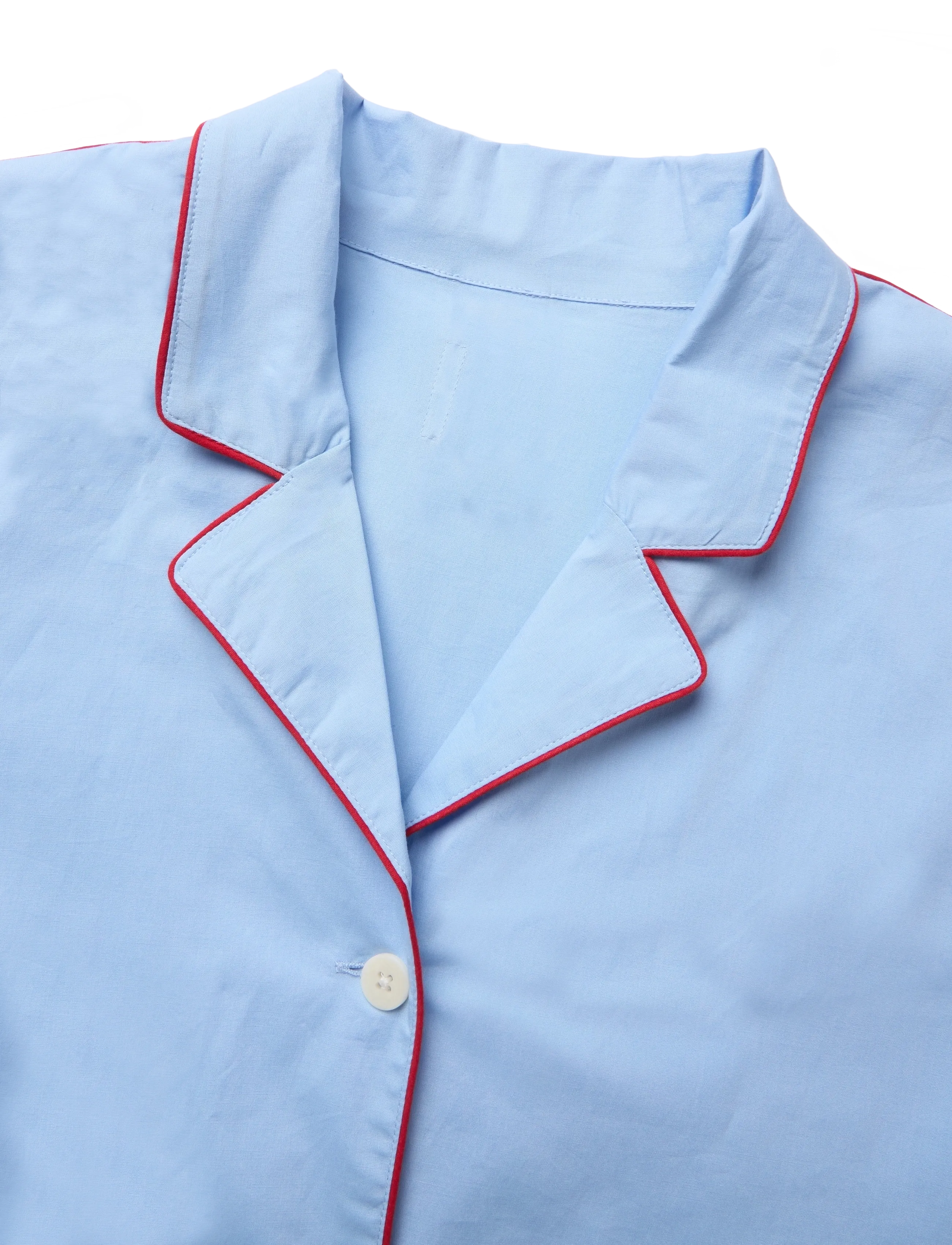 Desmond and Dempsey - 402 Long Pyjama Set - pyjamas - blue - 4
