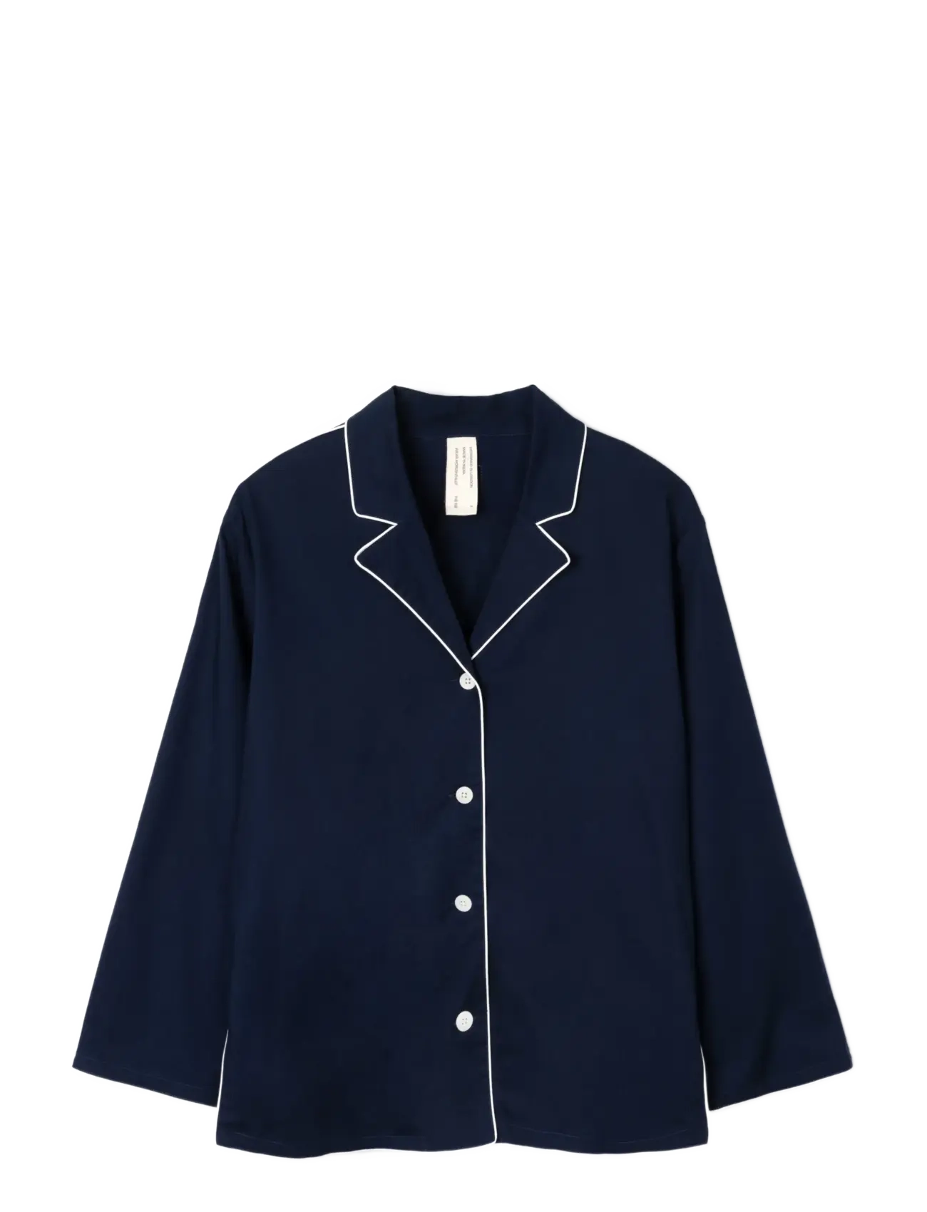 Desmond and Dempsey 402 Long Pyjama Set - Desmond and Dempsey - NAVY / navy