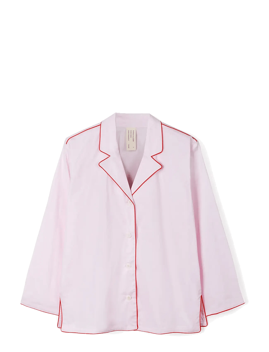 Desmond and Dempsey - 402 Long Pyjama Set - pyjamas - pink - 1