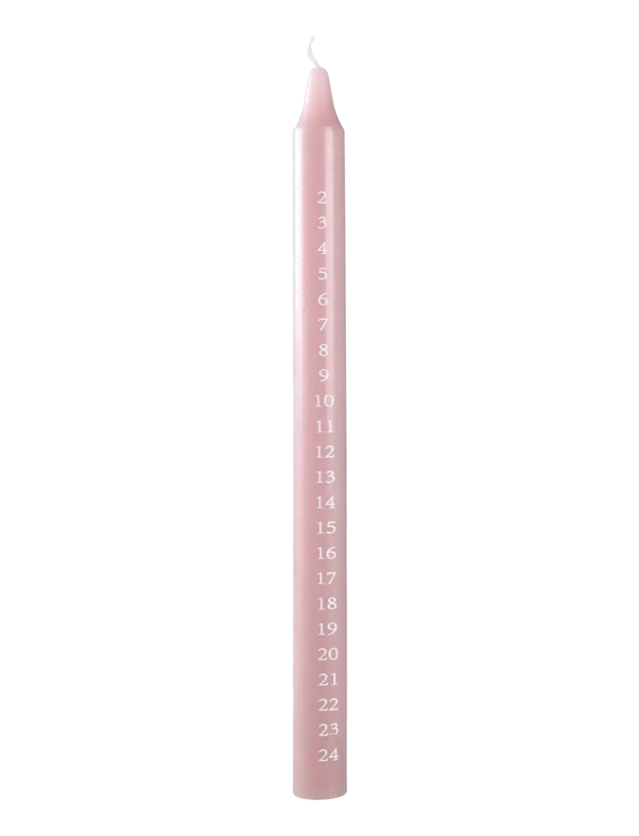 Det Gamle Apotek Calendar candle H29 x Dia 2,2 - Det Gamle Apotek - PINK / pink/rose