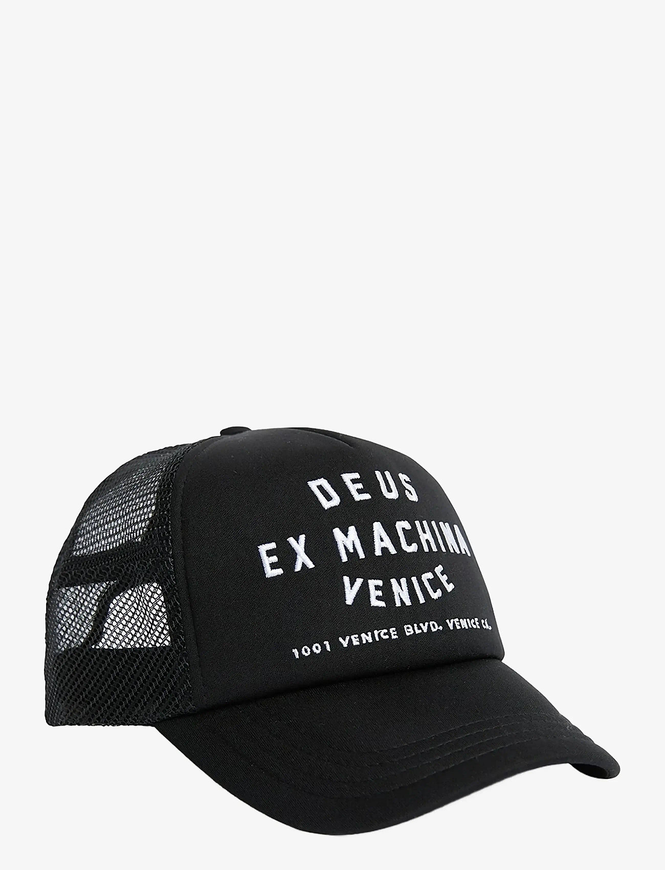 Deus Ex Machina - Venice Address Trucker - kasketter - black - 0