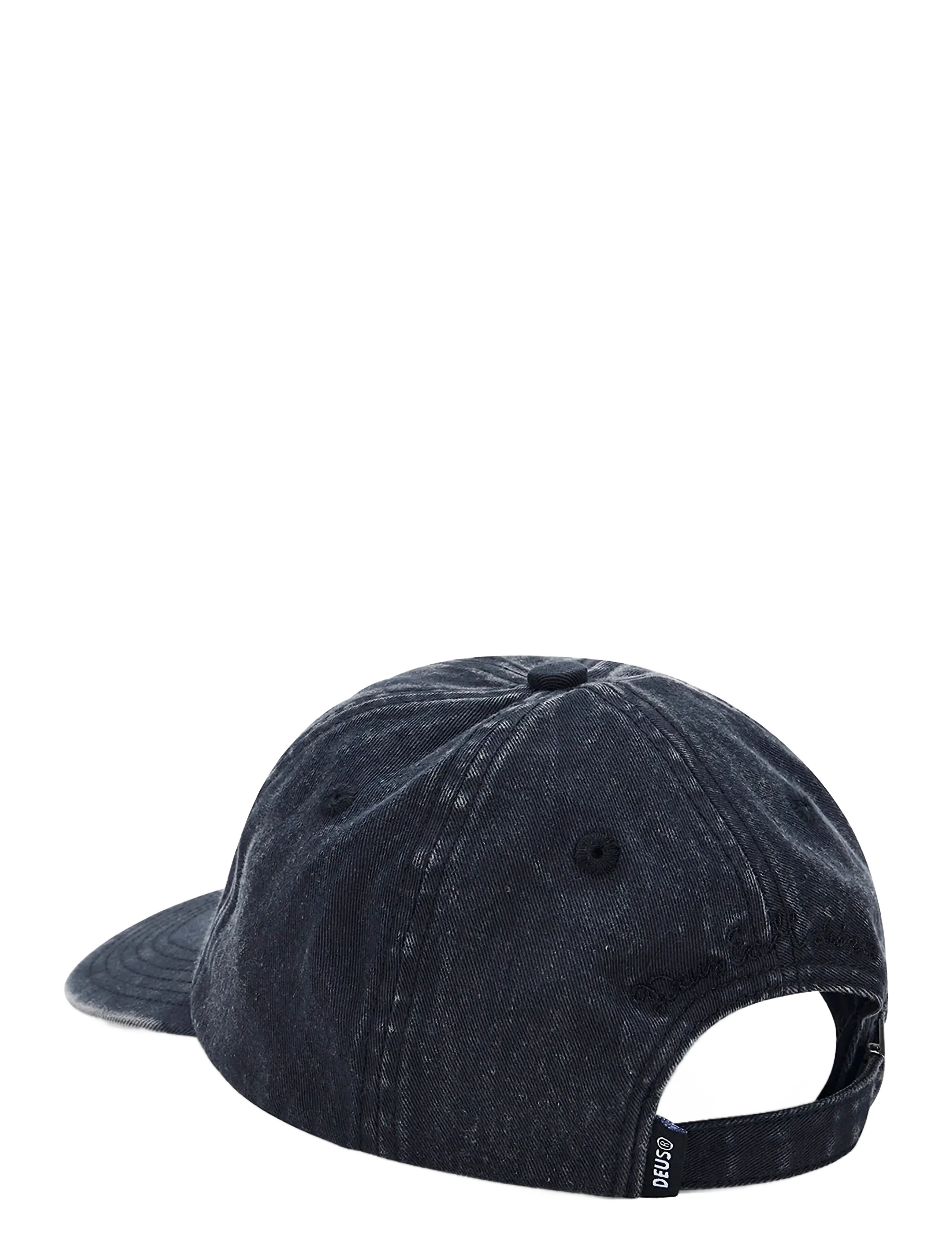 Deus Ex Machina - Shield Garment Dyed Dad Cap - black - 2