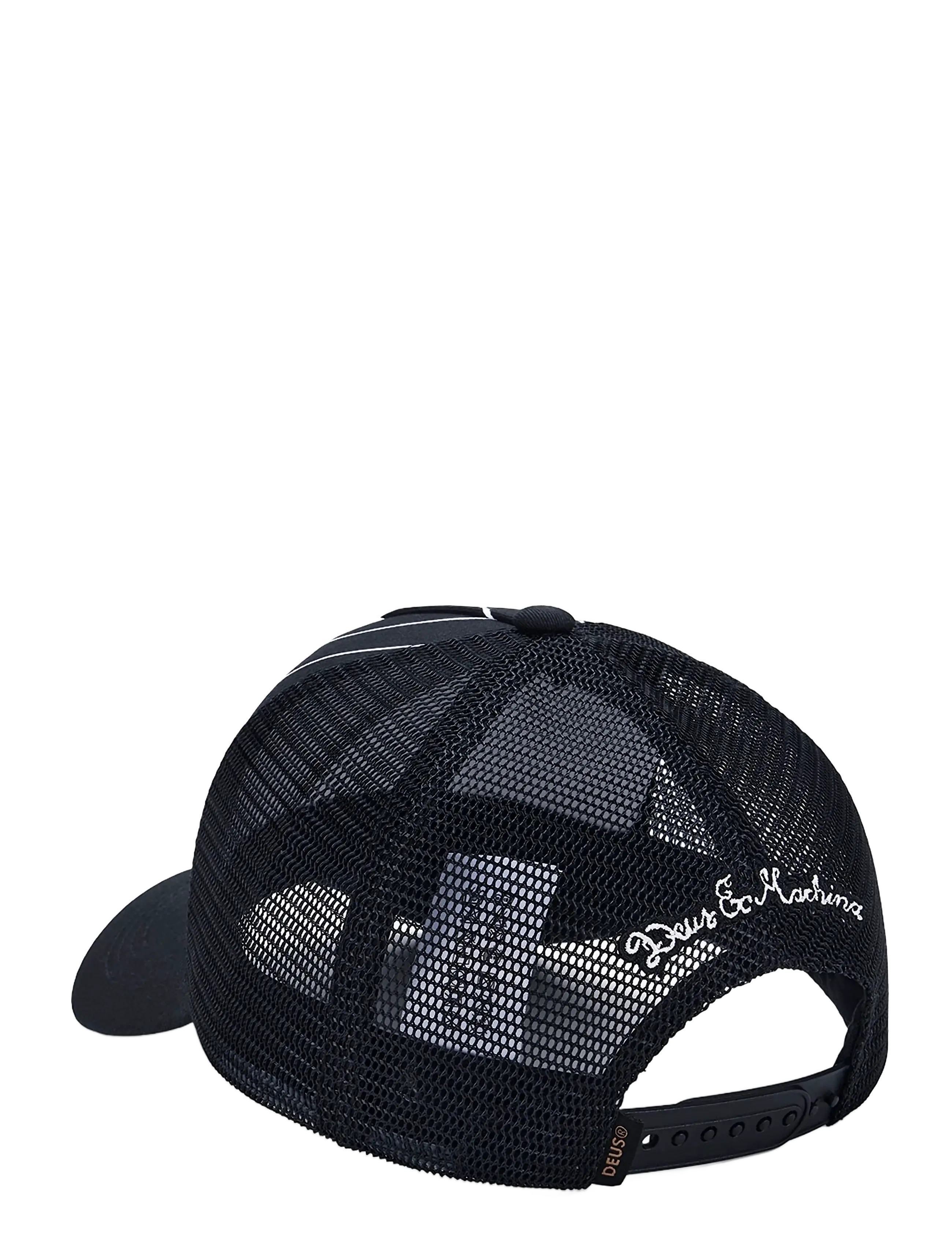 Deus Ex Machina - Forecourt Trucker - kasketter - black - 2