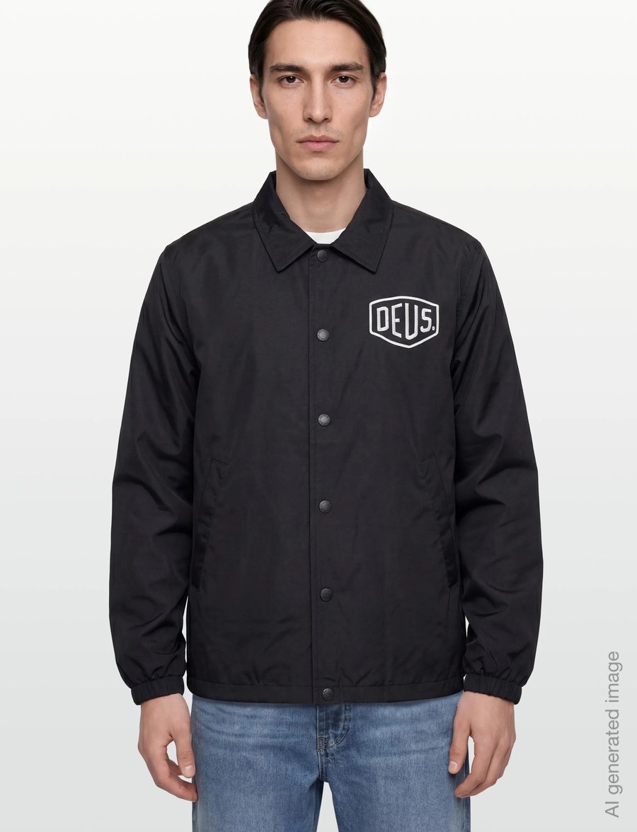 Deus Ex Machina - Venice Coach - fall jackets - black - 3